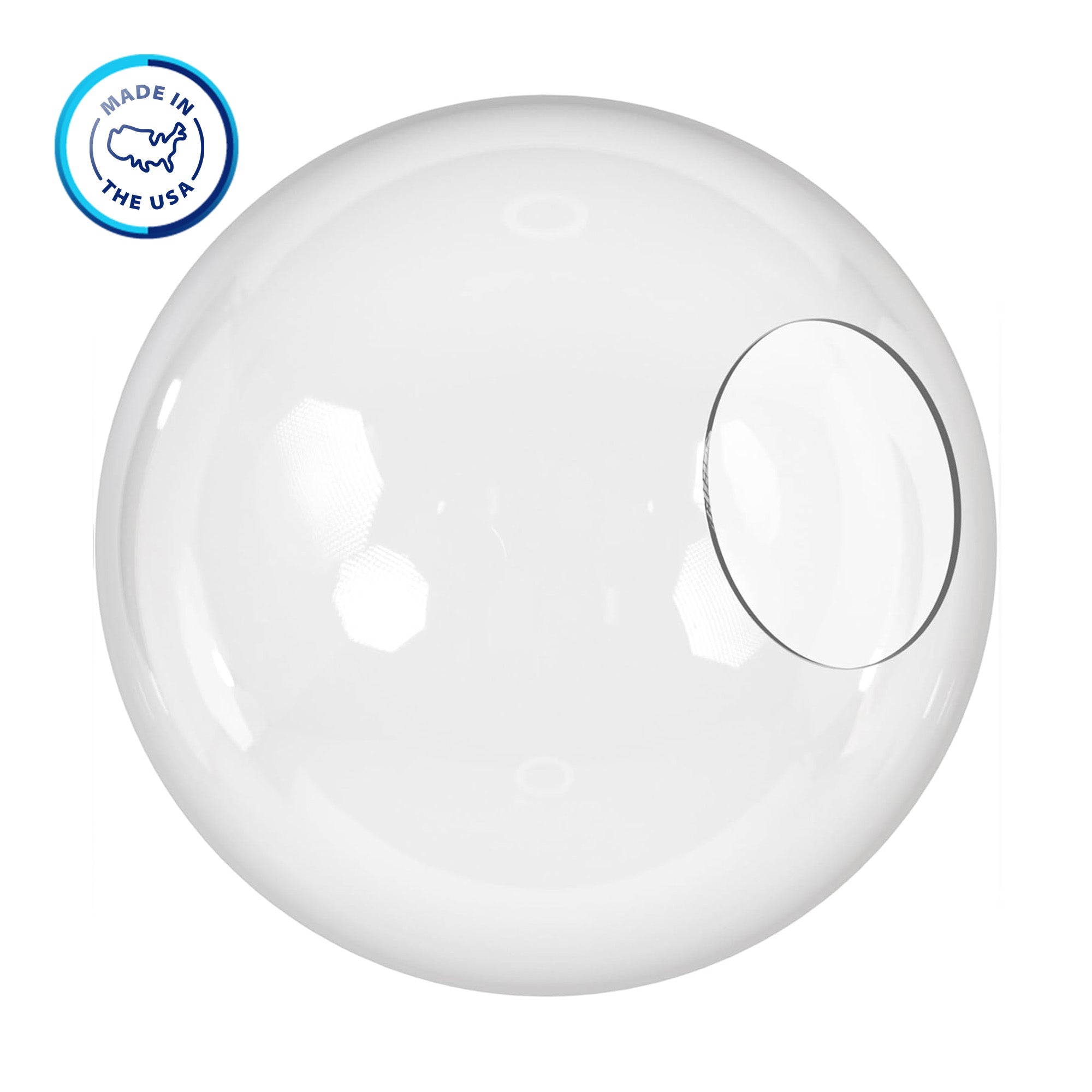 16" Globe with 5.25" Neckless Opening
