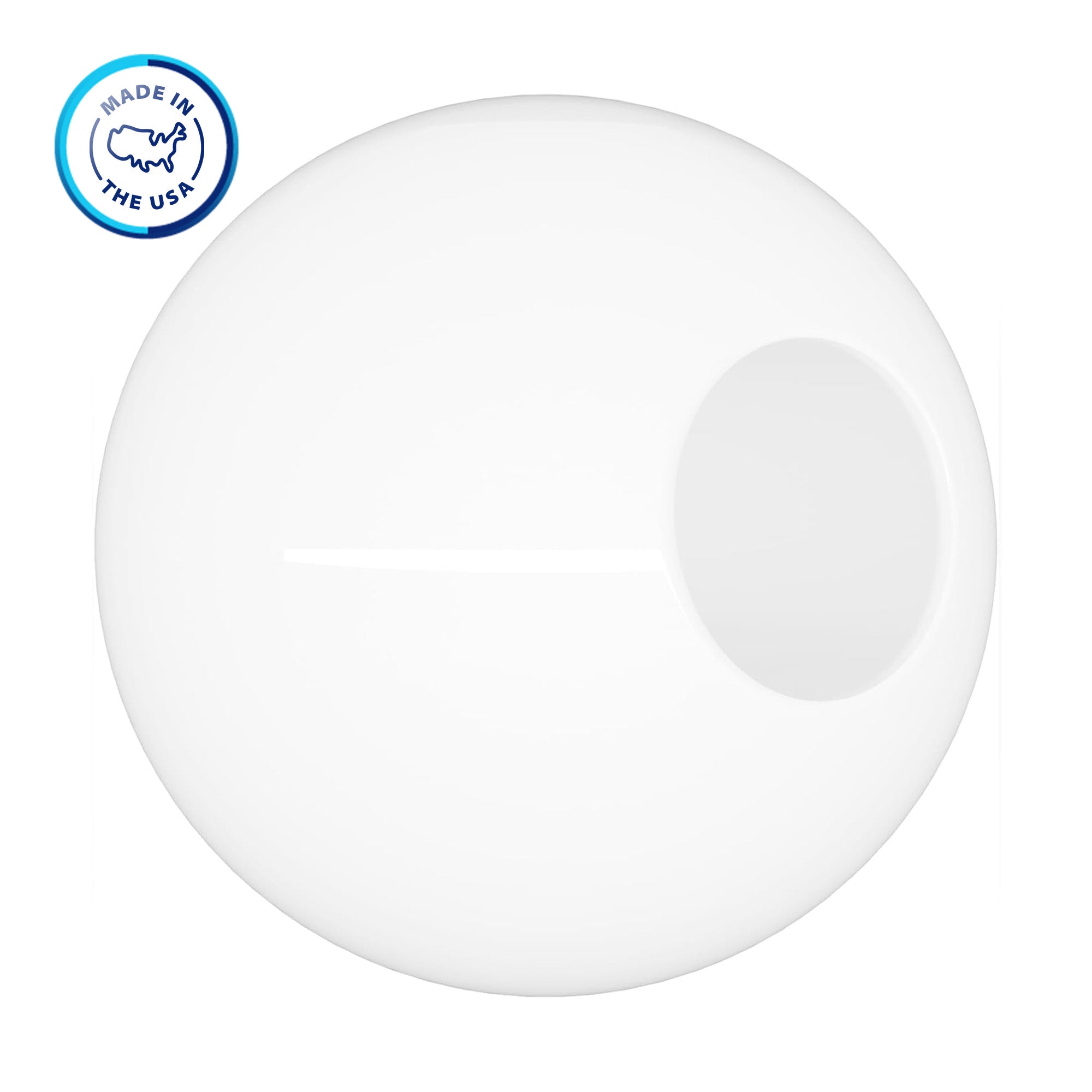 16" Globe with 5.25" Neckless Opening