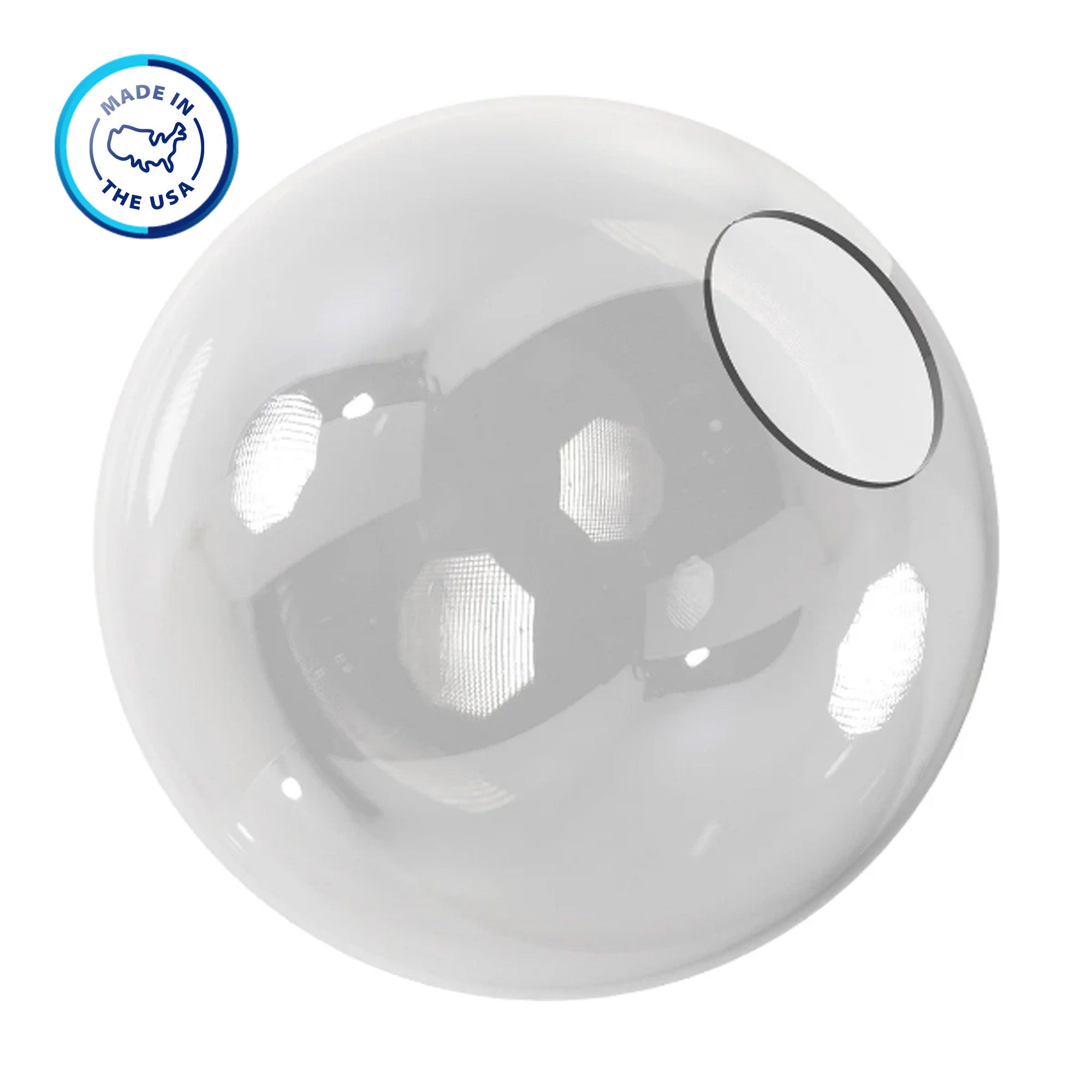 18" Globe with 5.25" Neckless Opening