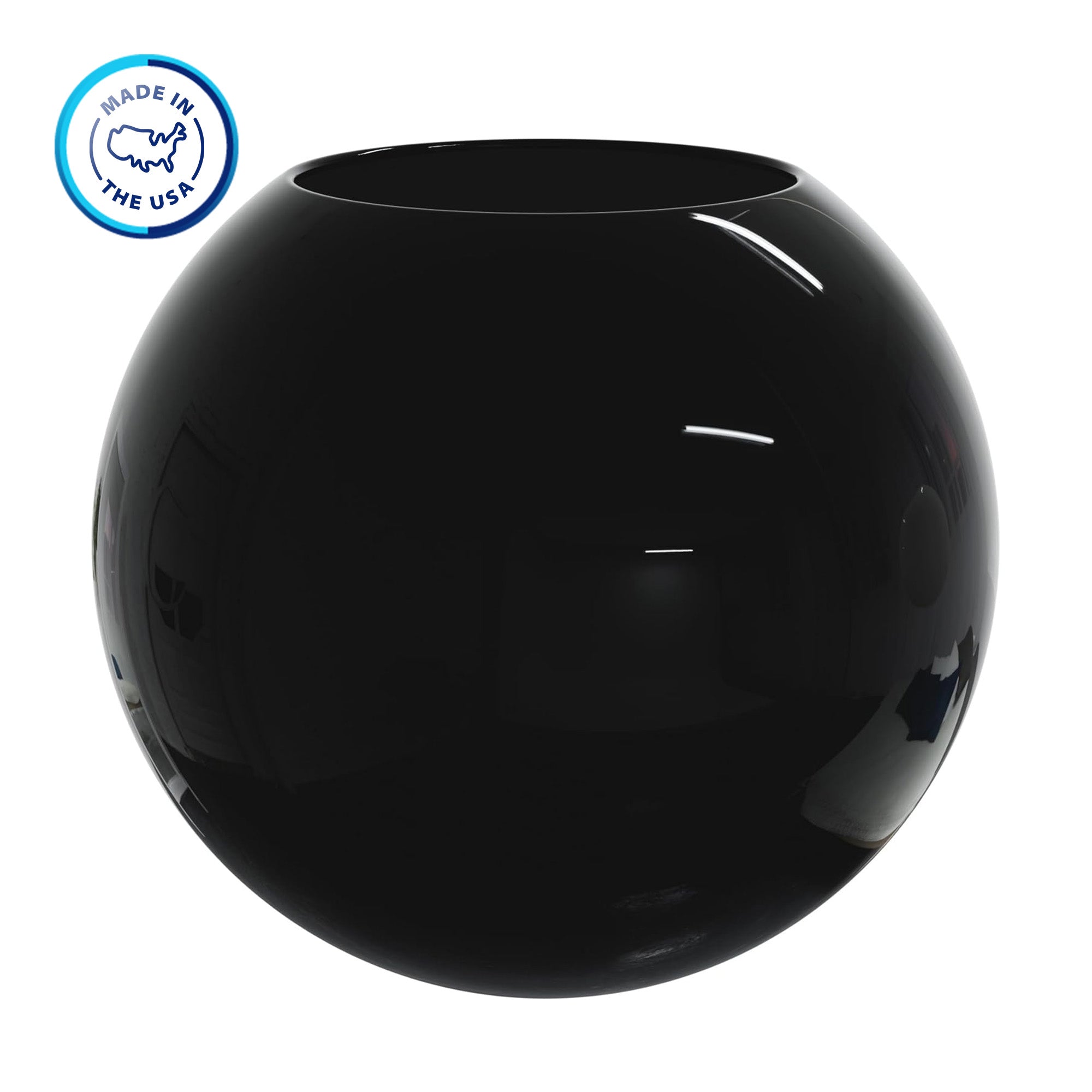 custom cut smoke globe light fixture 'made in the usa'