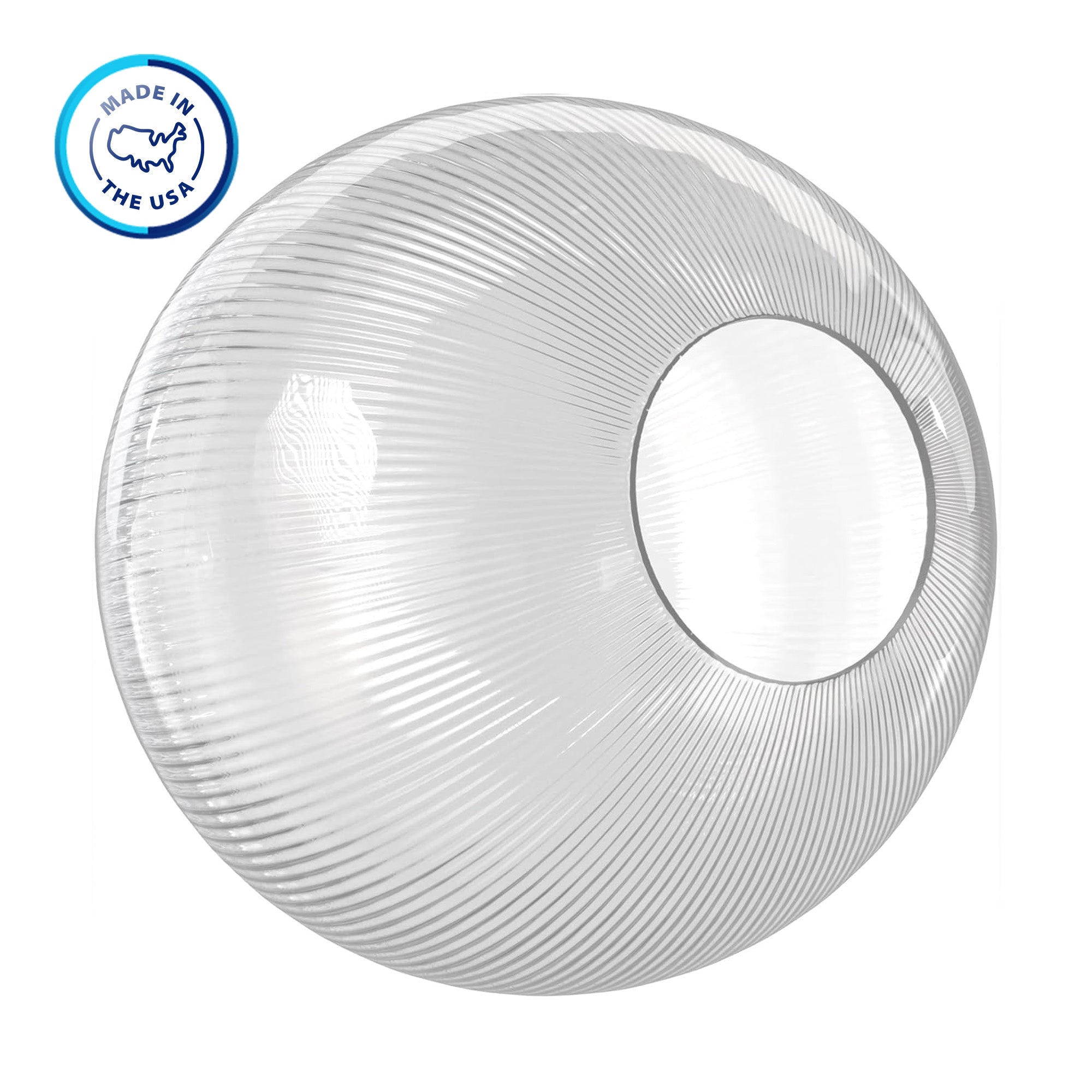 16" Globe with 5.25" Neckless Opening