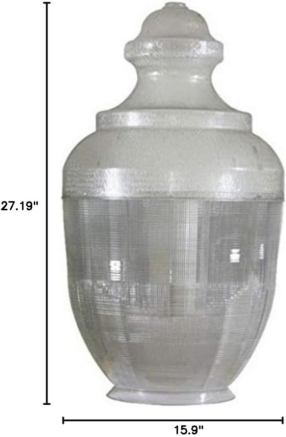 88230 Acrylic Clear Acorn with Fitter Neck
