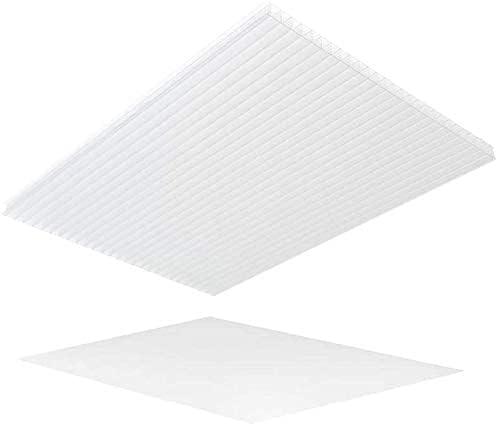 Thermoclear Fire Rated Elevator Light Lens showing size and fit dimensions