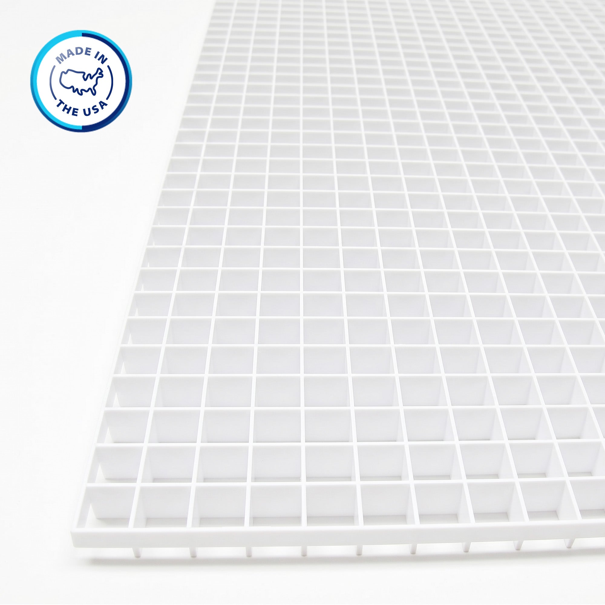 Egg Crate Panel | Polystyrene | 21-3/4" x 21-3/4" with 1/2" x 1/2" x 3/8" Cell Size