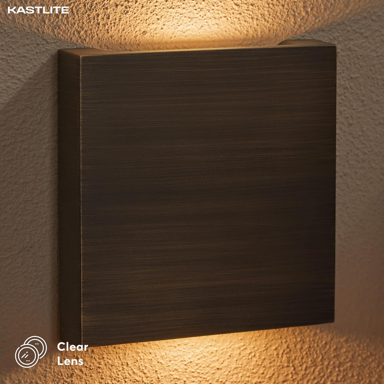 LED deck and step light in brass