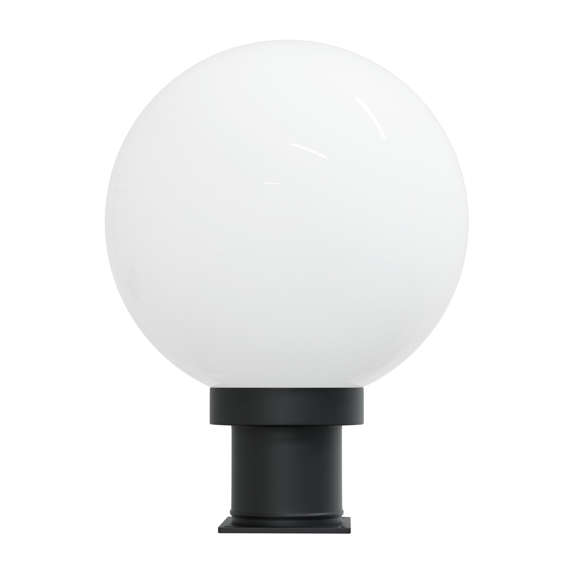 10" Globe Pier Mount Outdoor Lighting with LED Lamp