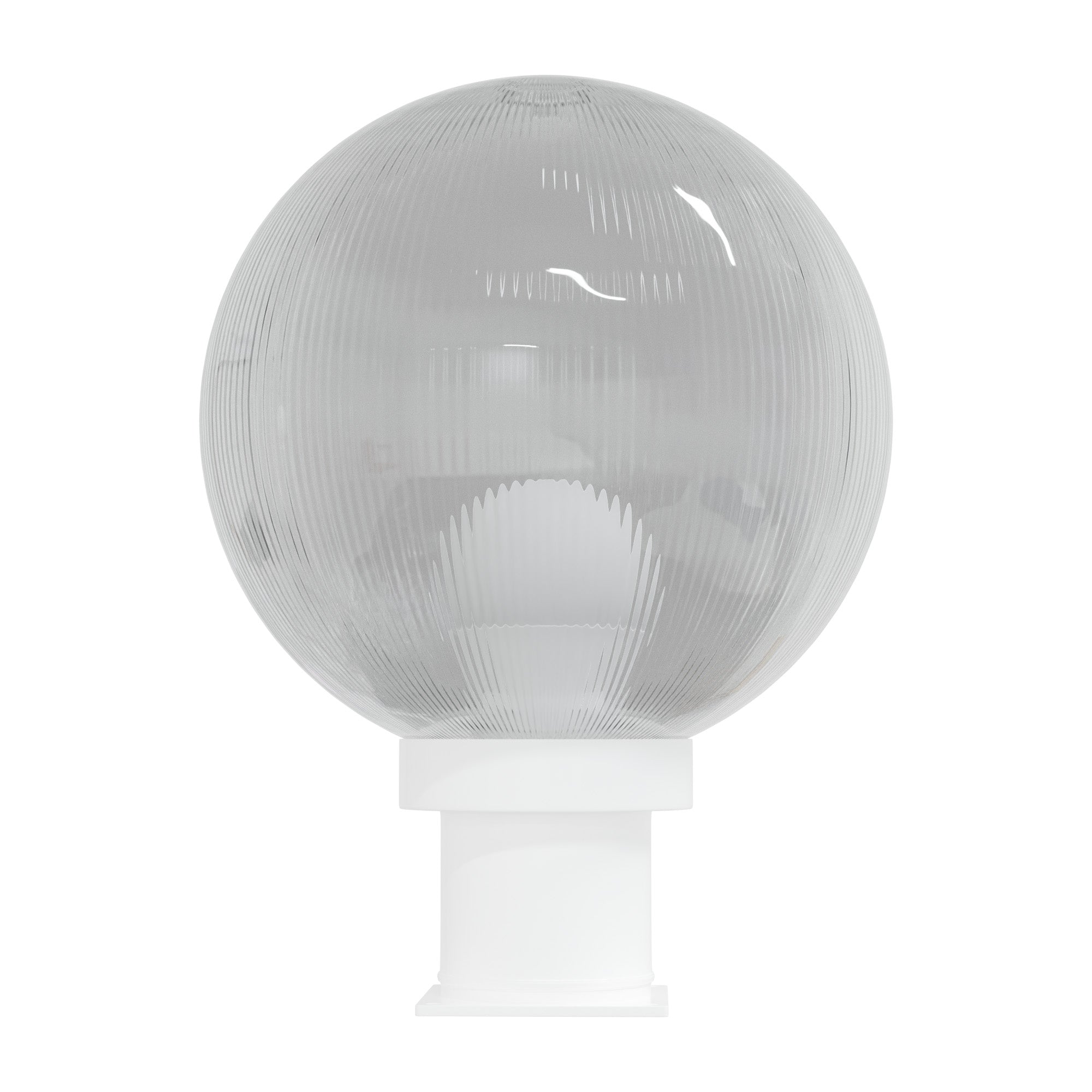 10" Globe Pier Mount Outdoor Lighting with LED Lamp