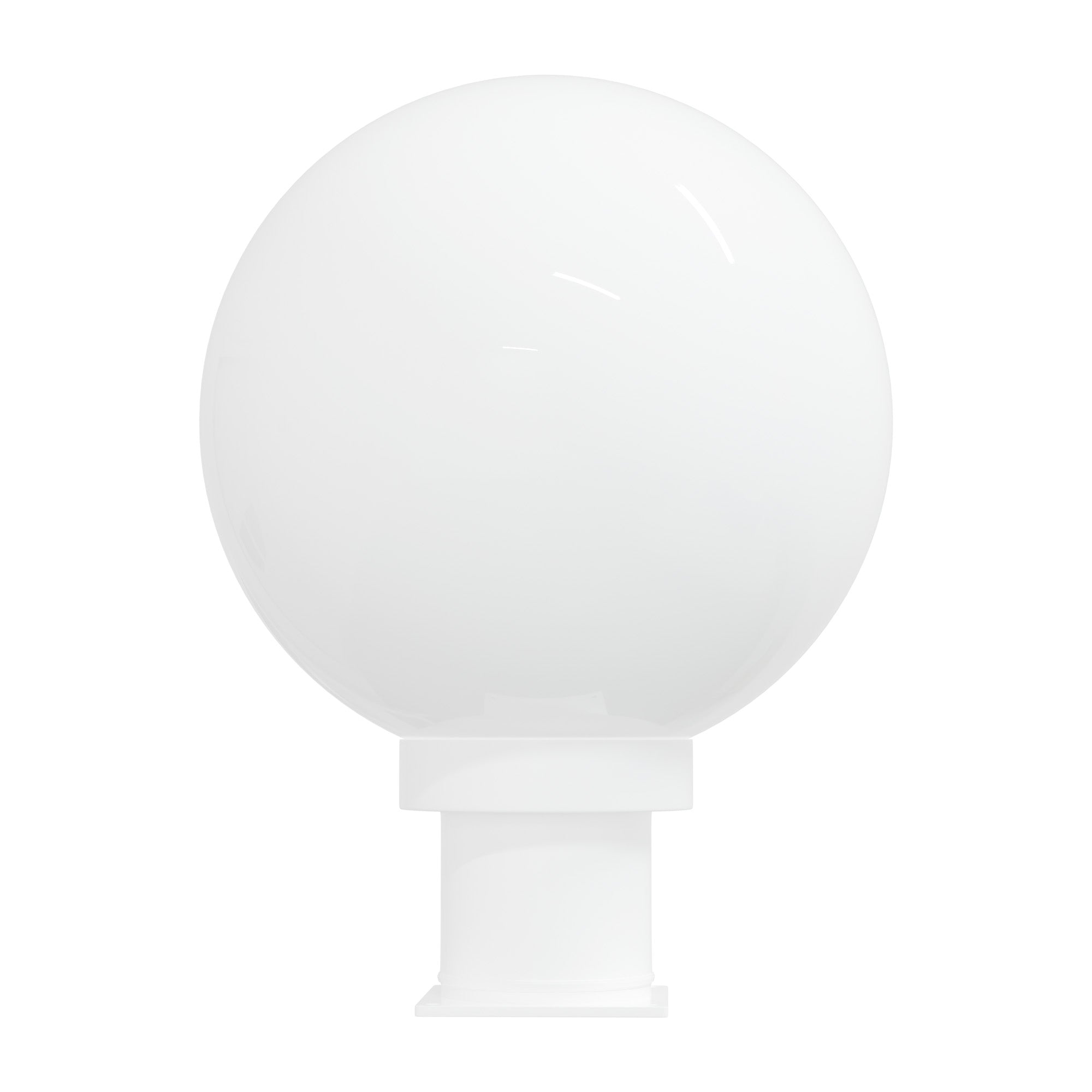 10" Globe Pier Mount Outdoor Lighting with LED Lamp