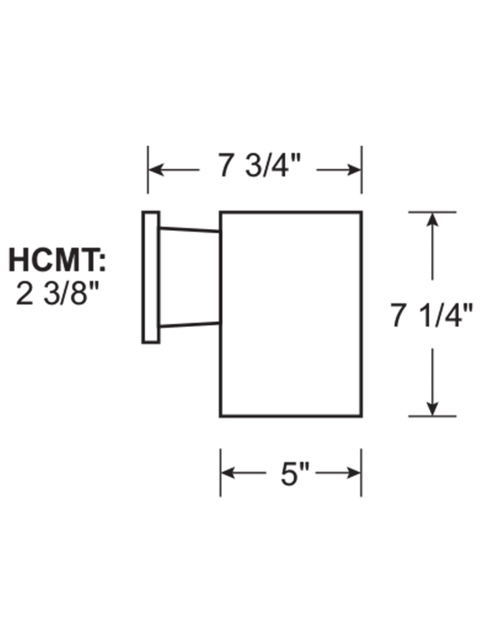 specifications for a polycarbonate wall sconce