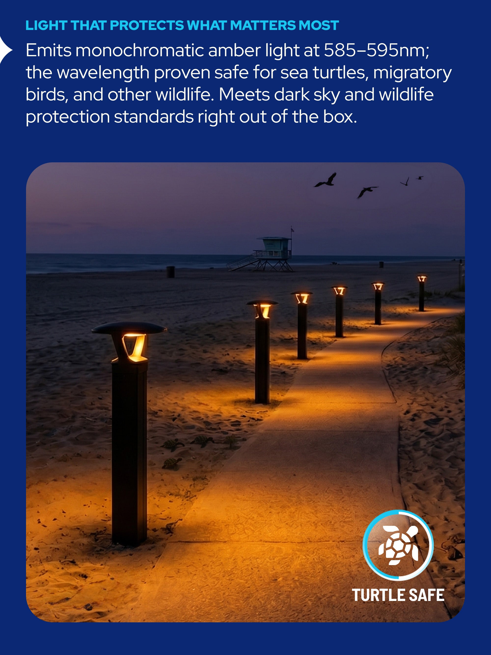 AmberLED Aeroform Bollards