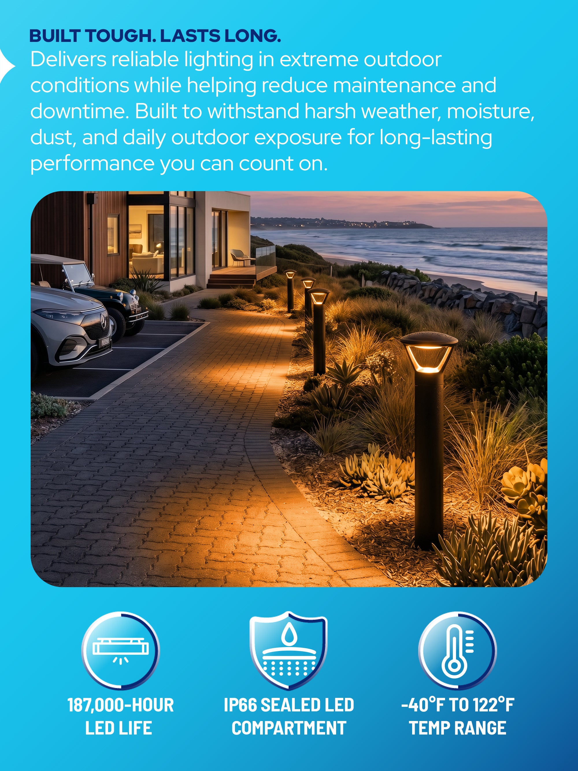 AmberLED Aeroform Bollards