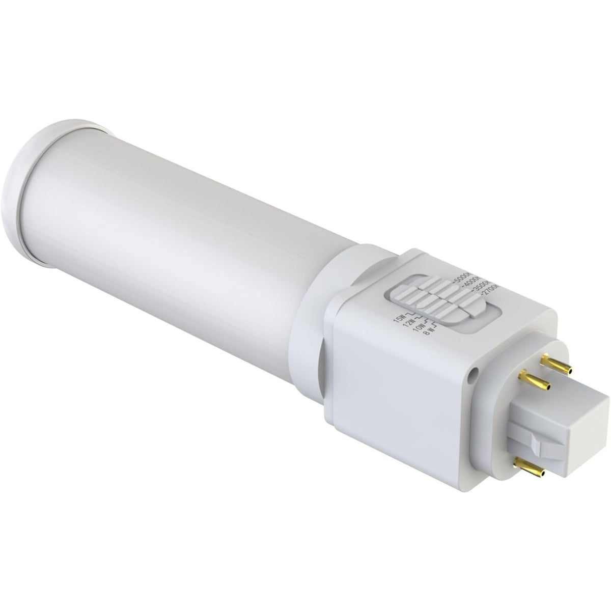 KASTLITE G24Q 4-Pin LED PL Bulb with Adjustable Wattage and Color Temperature