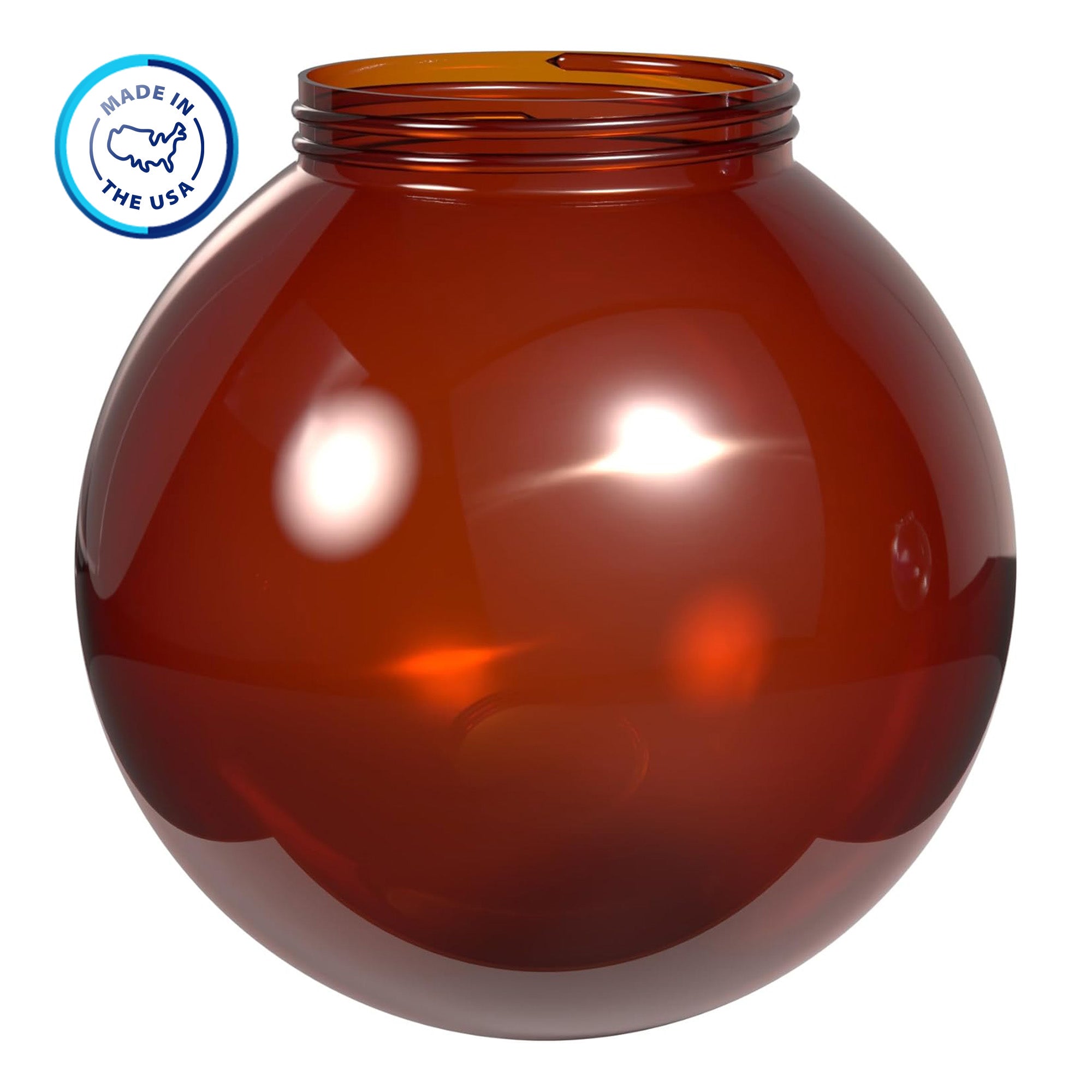 Colored 6" Lamp Post Globe