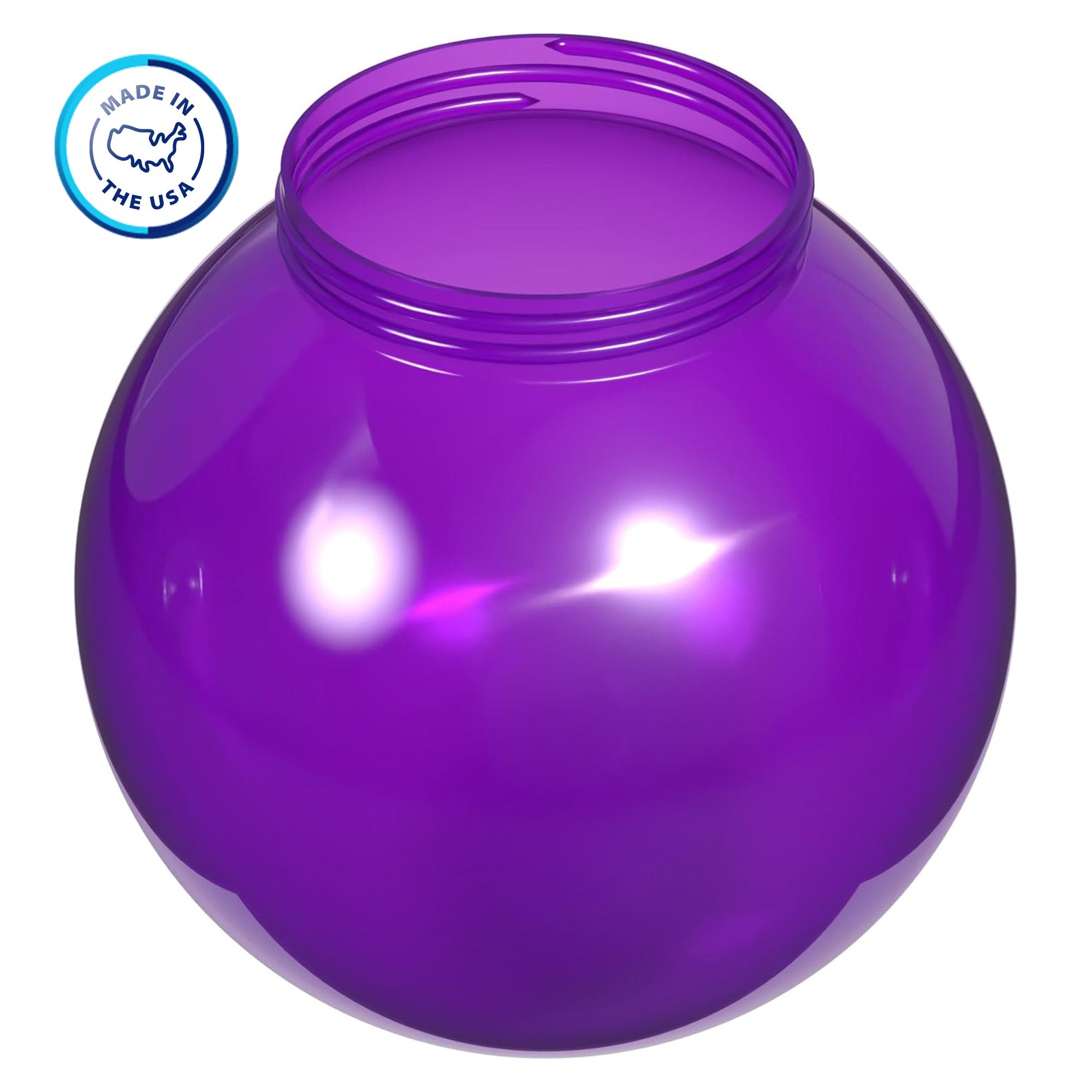 Colored 6" Lamp Post Globe