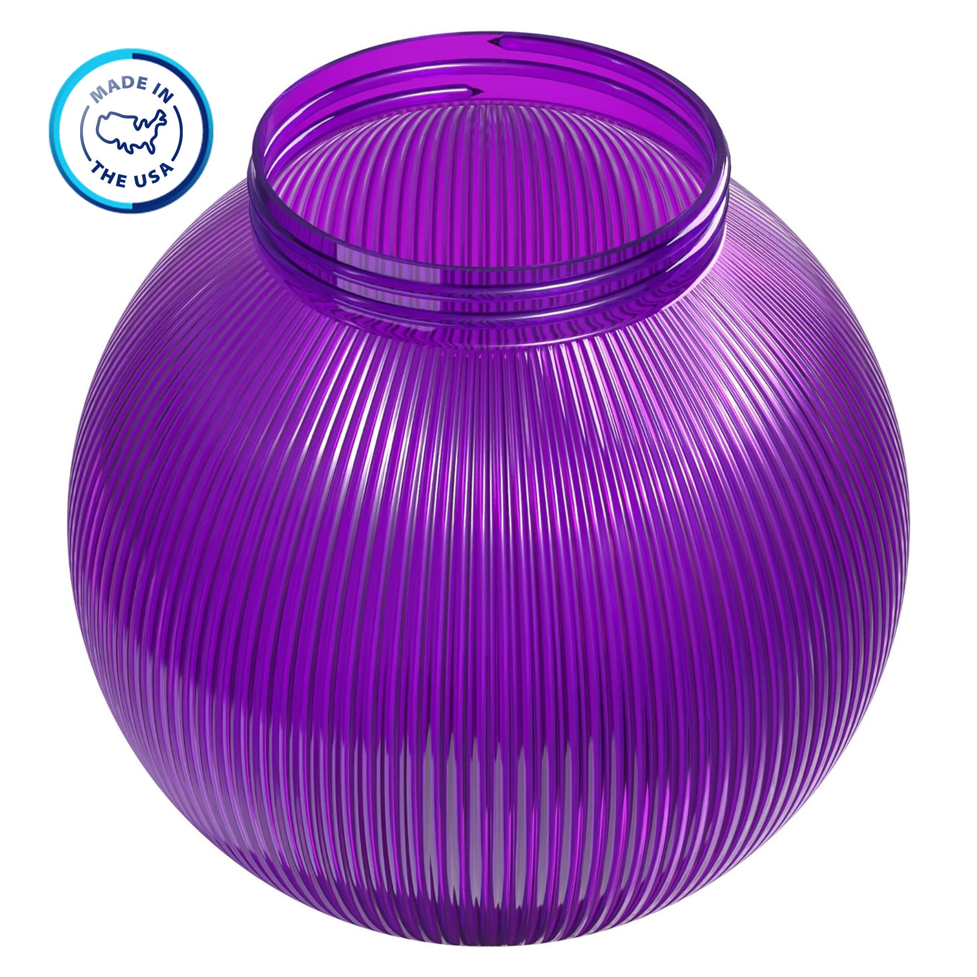 Colored 6" Lamp Post Globe