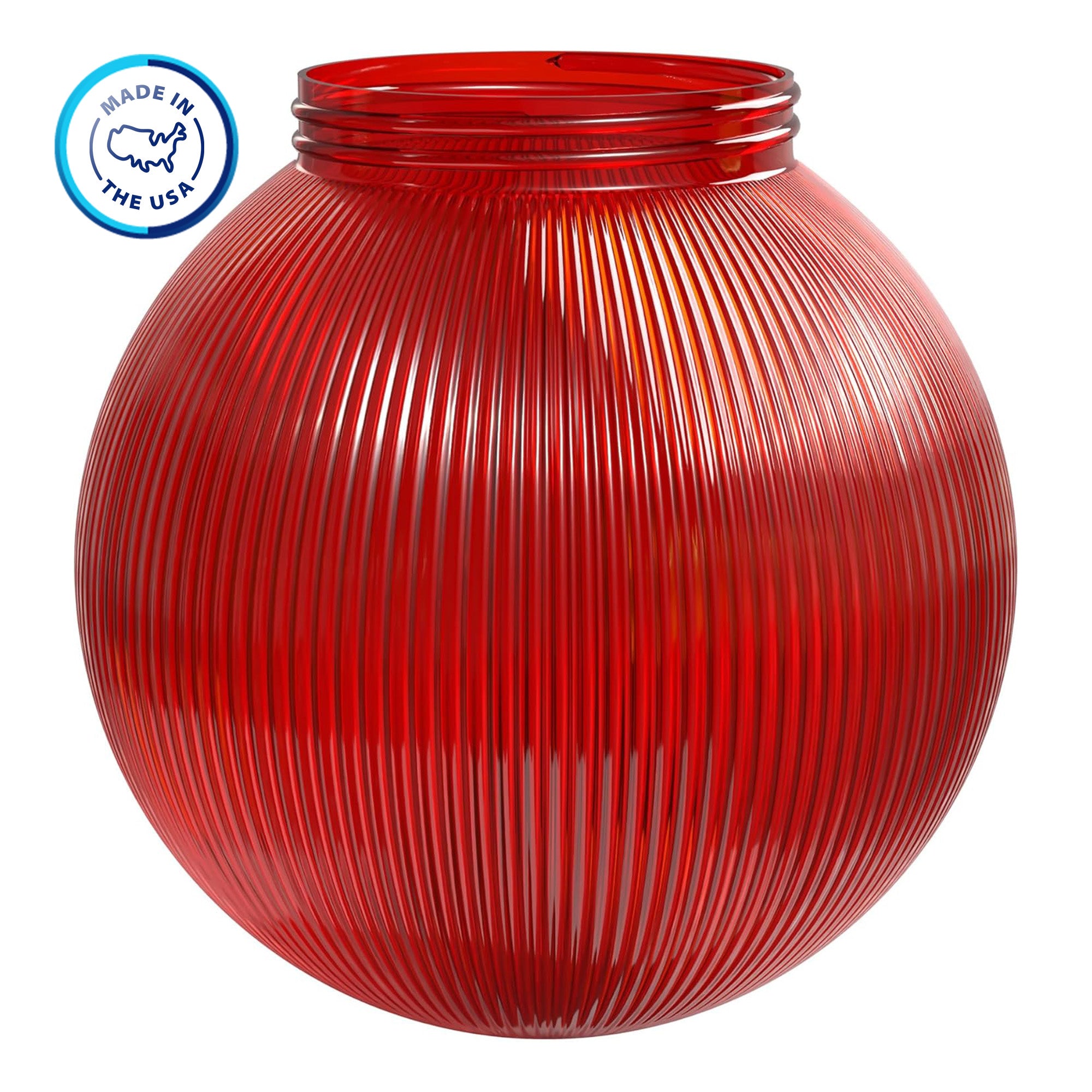 Colored 6" Lamp Post Globe