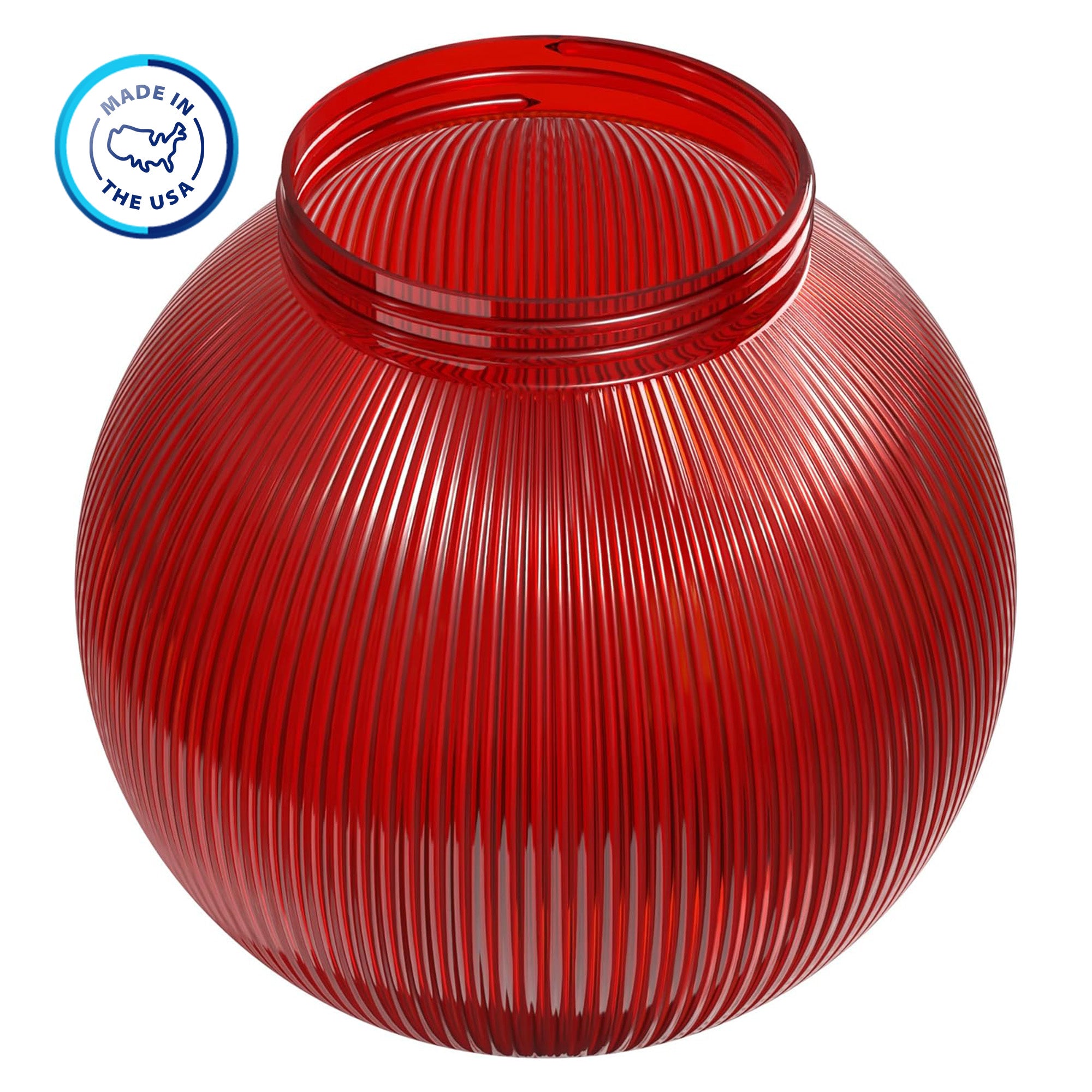 Colored 6" Lamp Post Globe