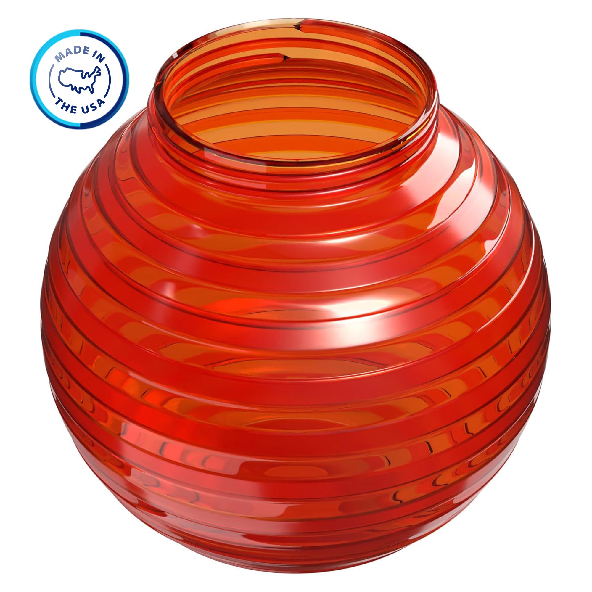 Colored 6" Lamp Post Globe