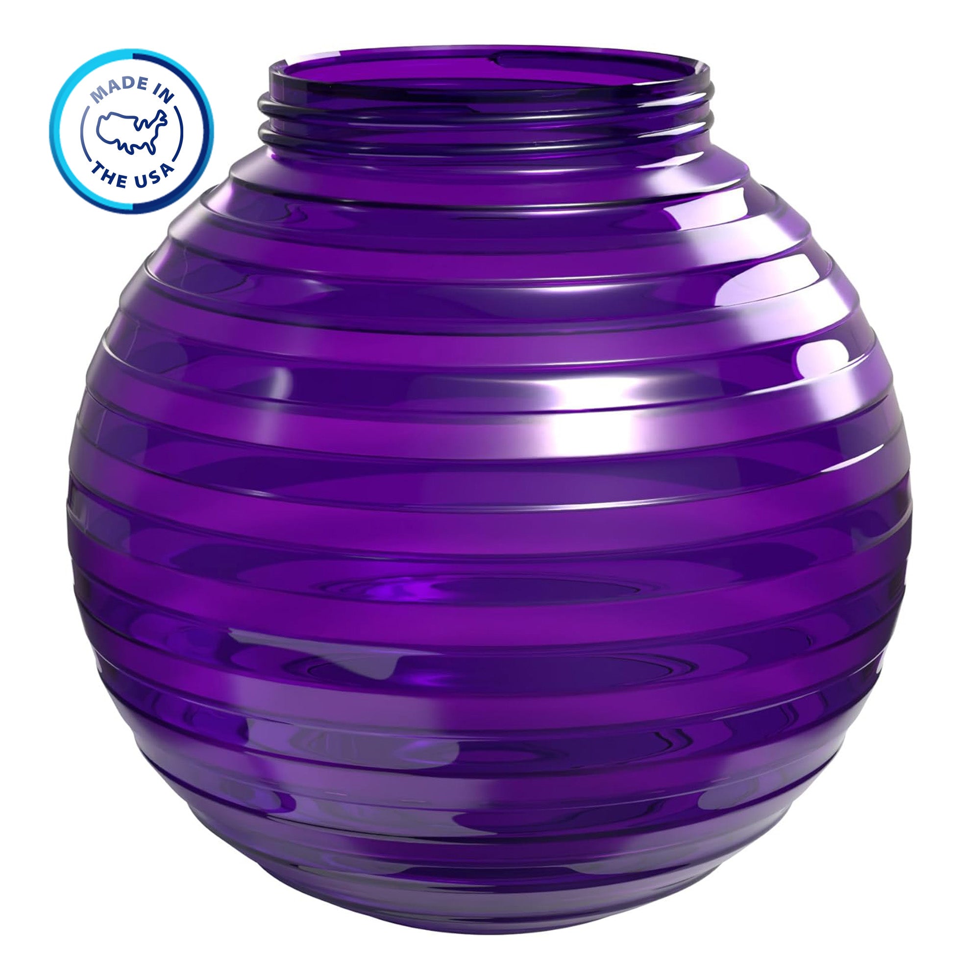 Colored 6" Lamp Post Globe