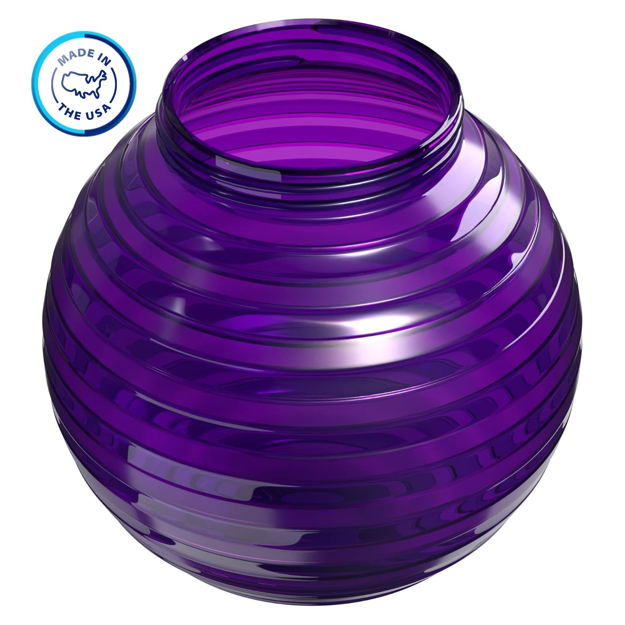 Colored 6" Lamp Post Globe