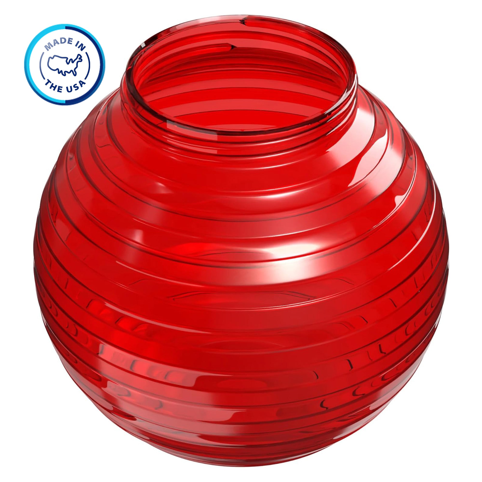 Colored 6" Lamp Post Globe