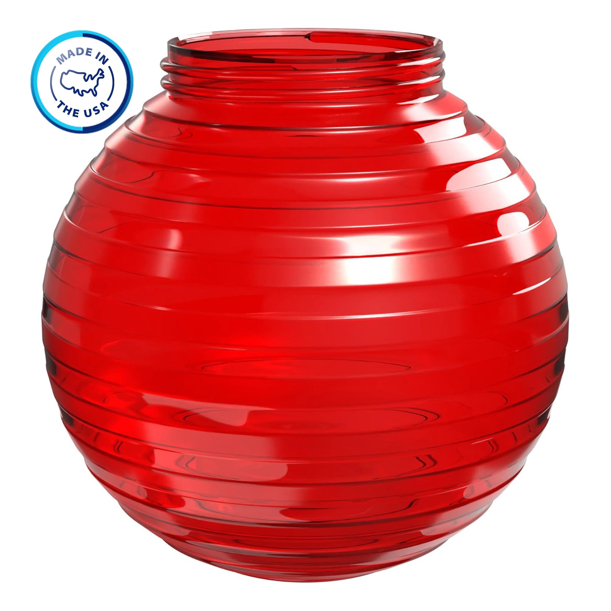 Colored 6" Lamp Post Globe