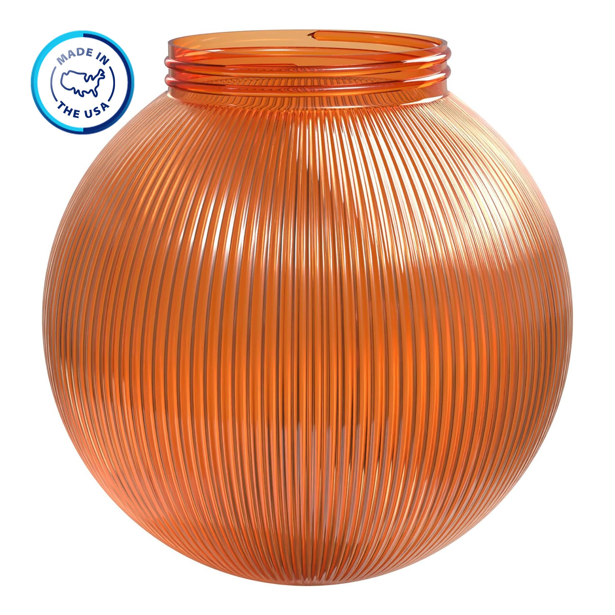 Colored 6" Lamp Post Globe