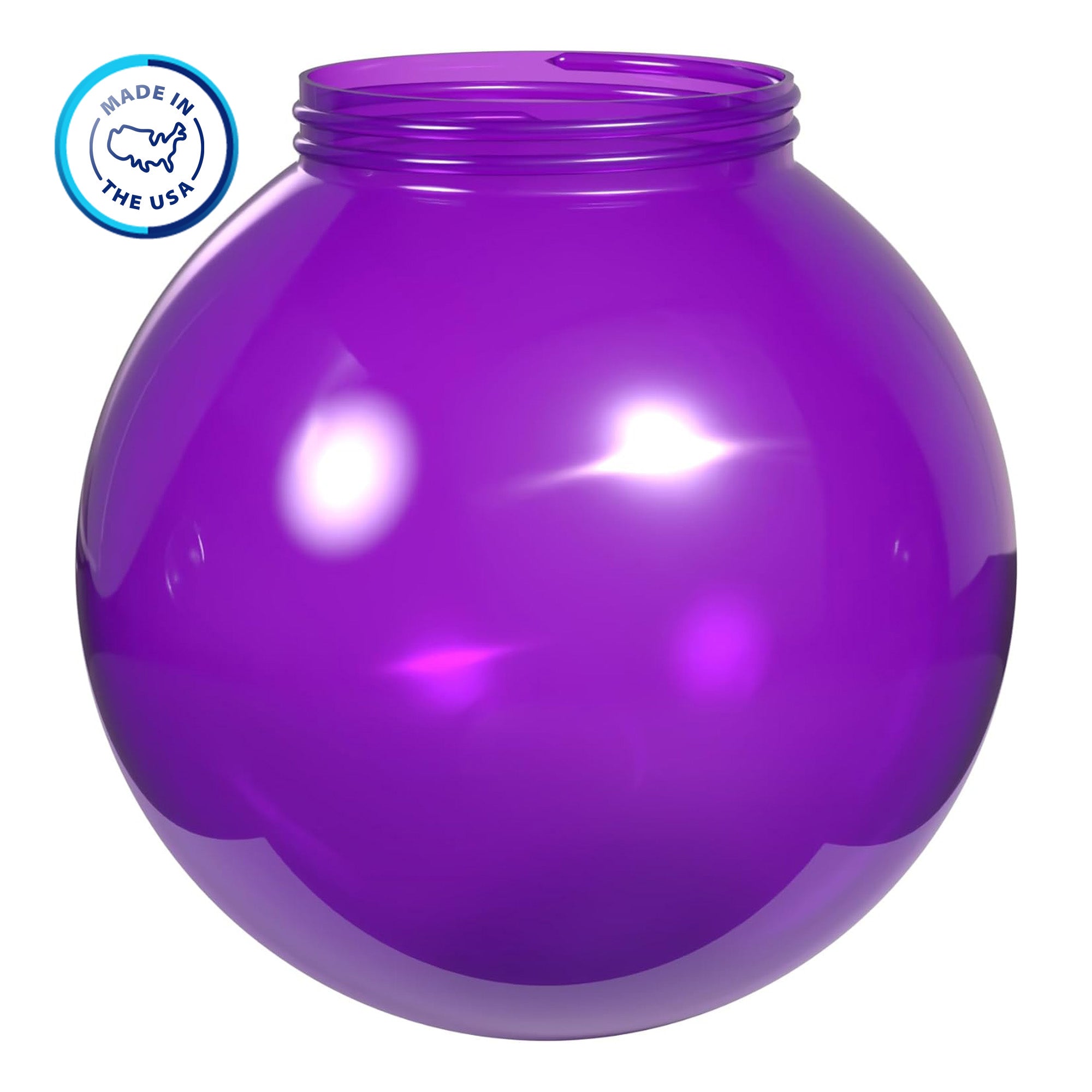 Colored 6" Lamp Post Globe