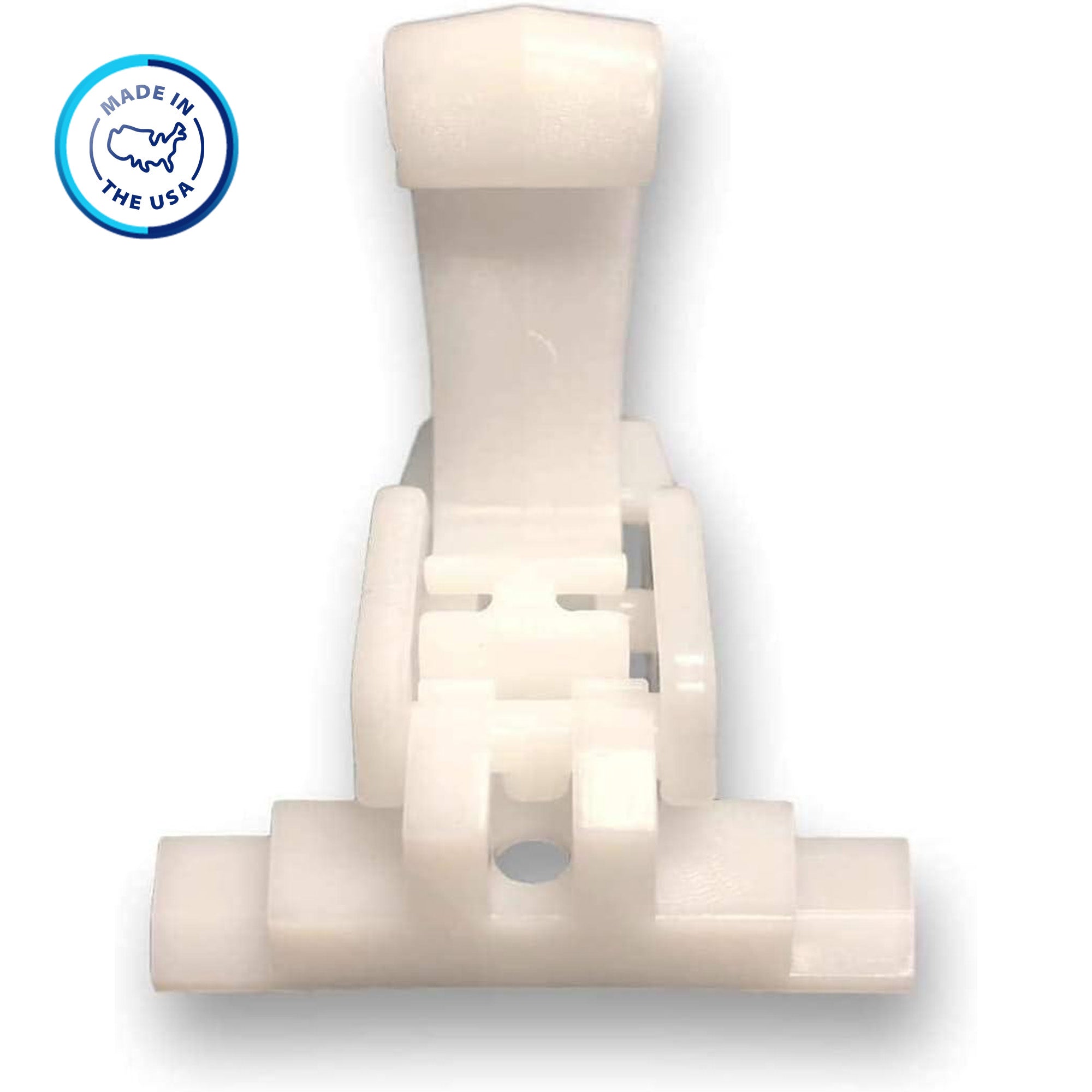 White Plastic LCW Latches