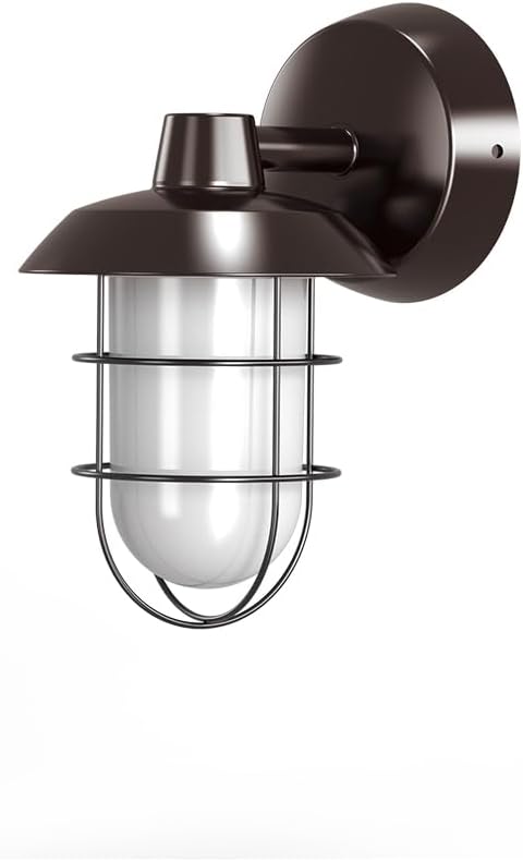 KastLite 12-Watt Retro Dusk to Dawn LED Wall Mount/Pendant Porch Light