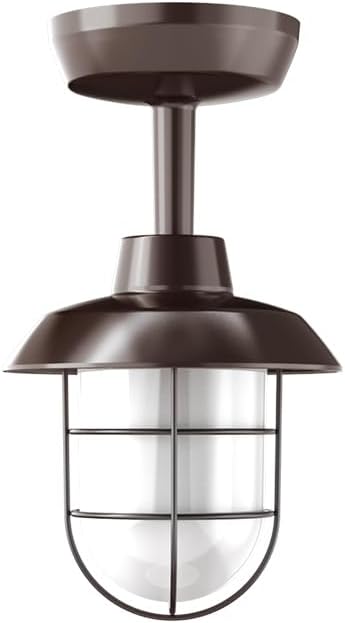 KastLite 12-Watt Retro Dusk to Dawn LED Wall Mount/Pendant Porch Light