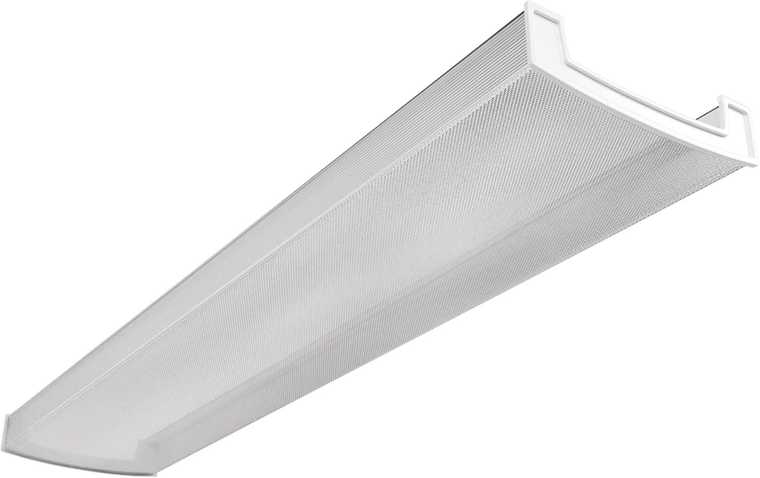 DLB48 4Ft 2 Lamp Wrap Around for Lithonia Ceiling Fixture Replacement Shade LED lighting fixture