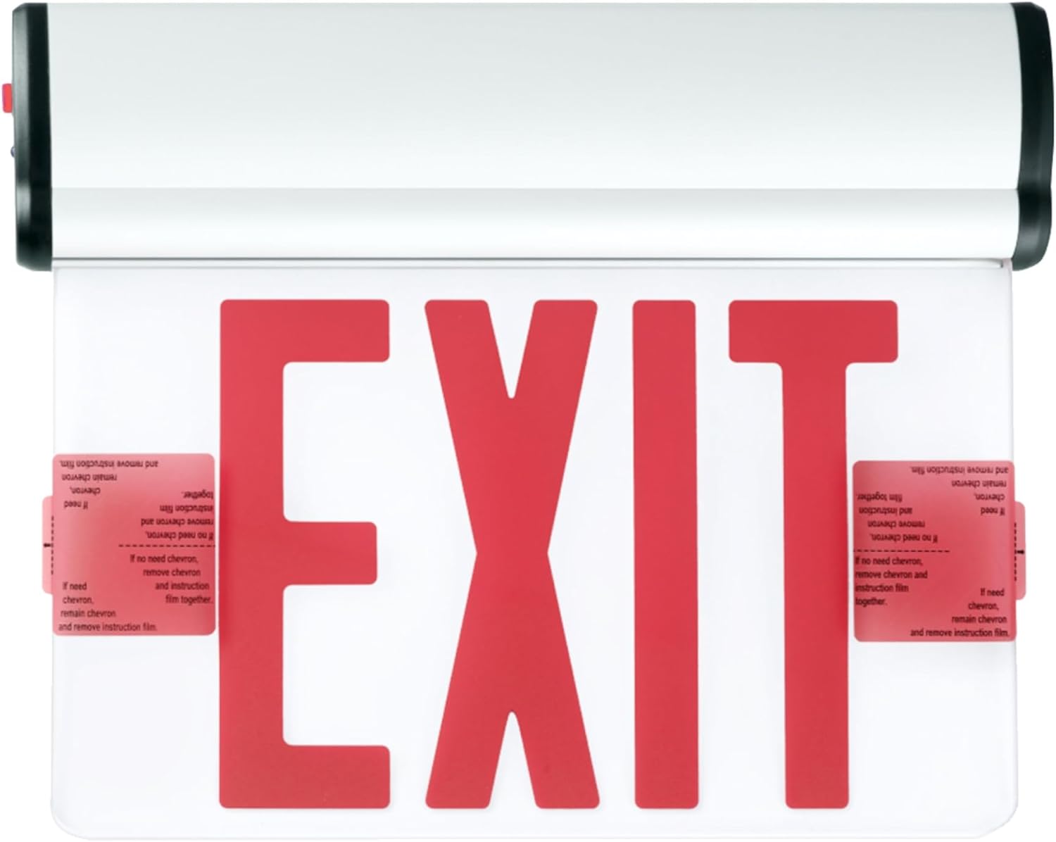 KastLite LED Emergency Edge-Lit Exit Sign, 180 Min Backup, Damp Rated