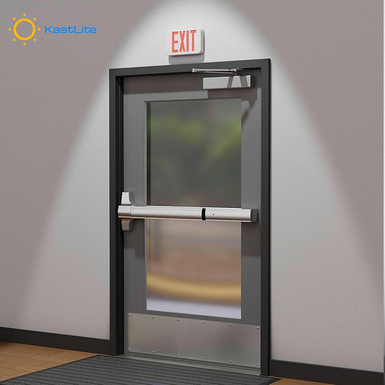 KastLite LED Exit Sign | Emergency Exit Sign with 90 Min Battery Backup