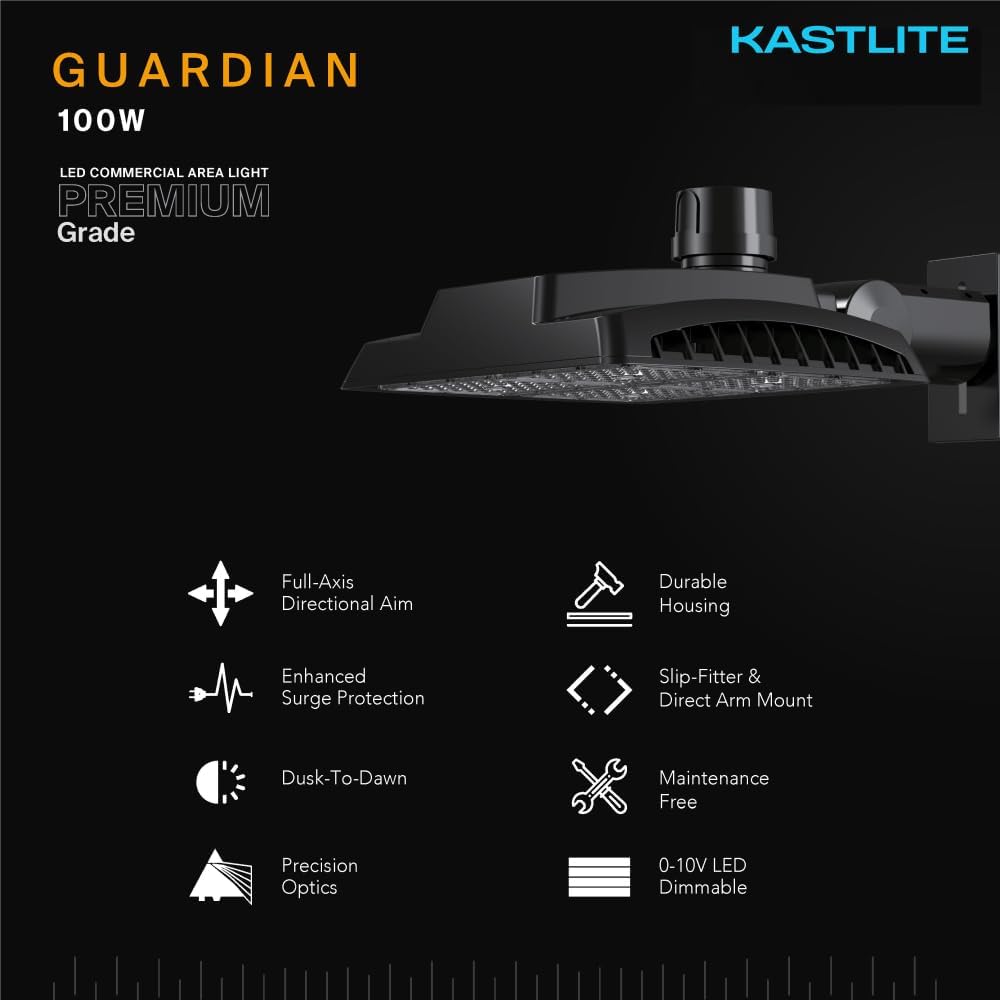 KastLite LED Dusk to Dawn Commercial Flood Light