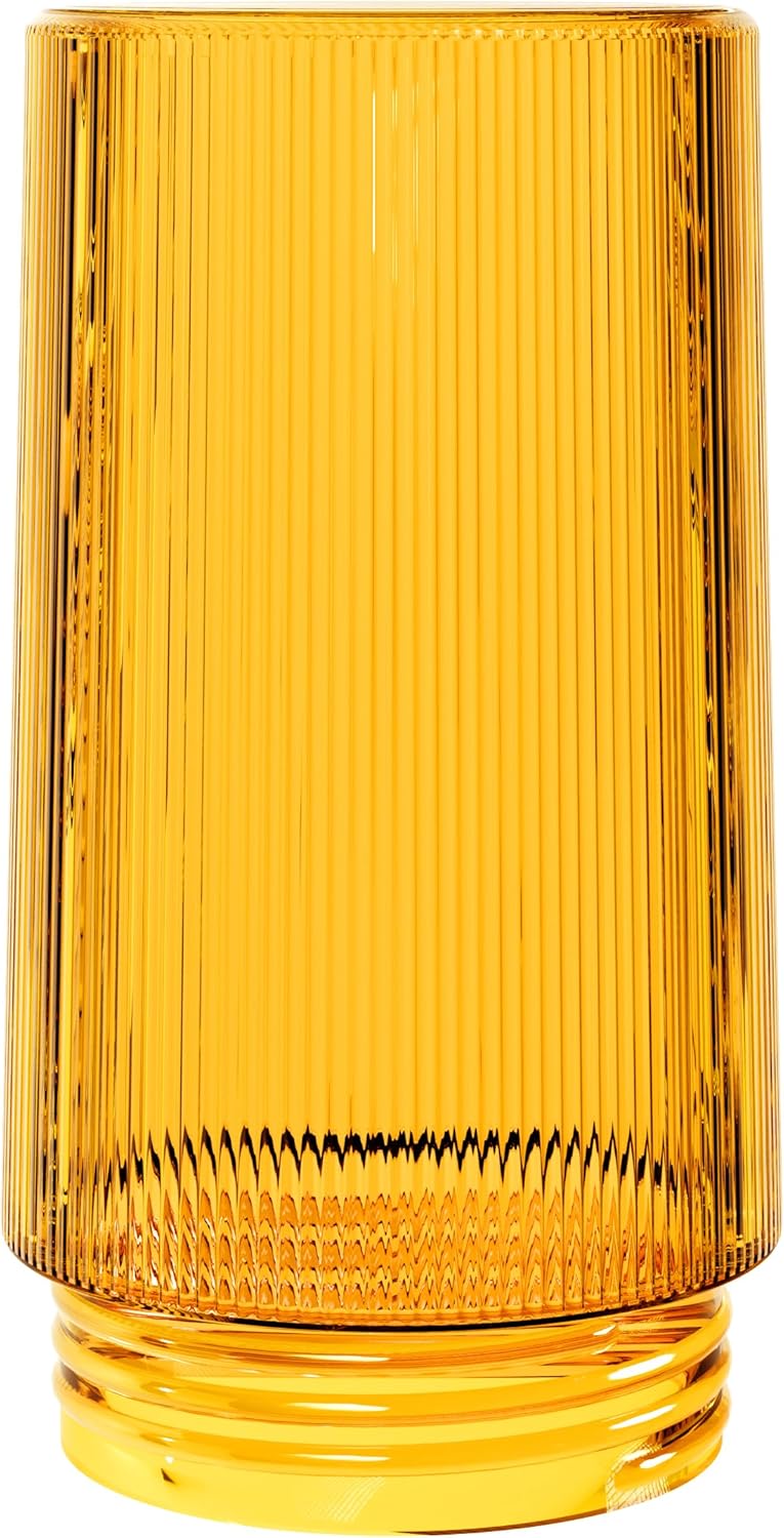 KastLite Acrylic Amber Jelly Jar with Threaded Neck
