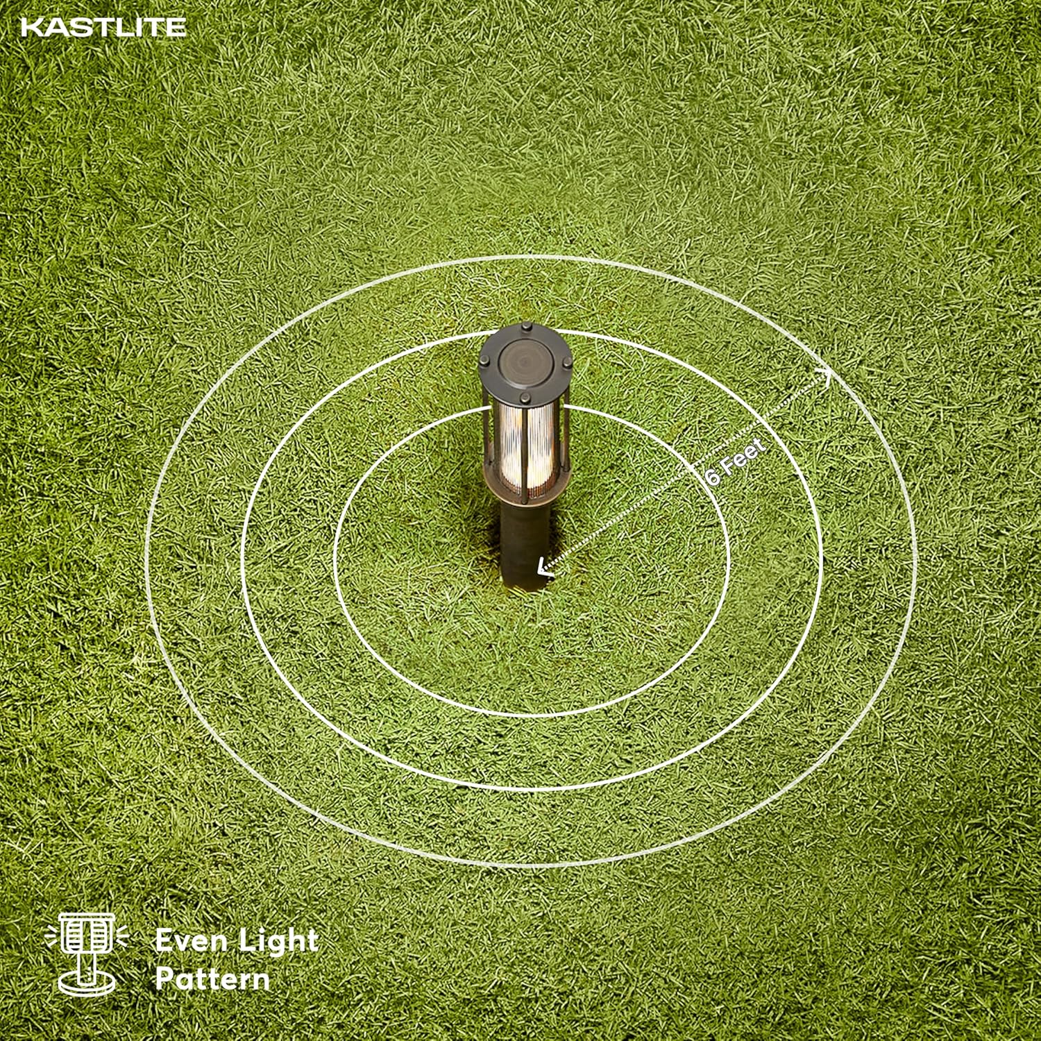 4.4W 100LM LED Path Bollard Light