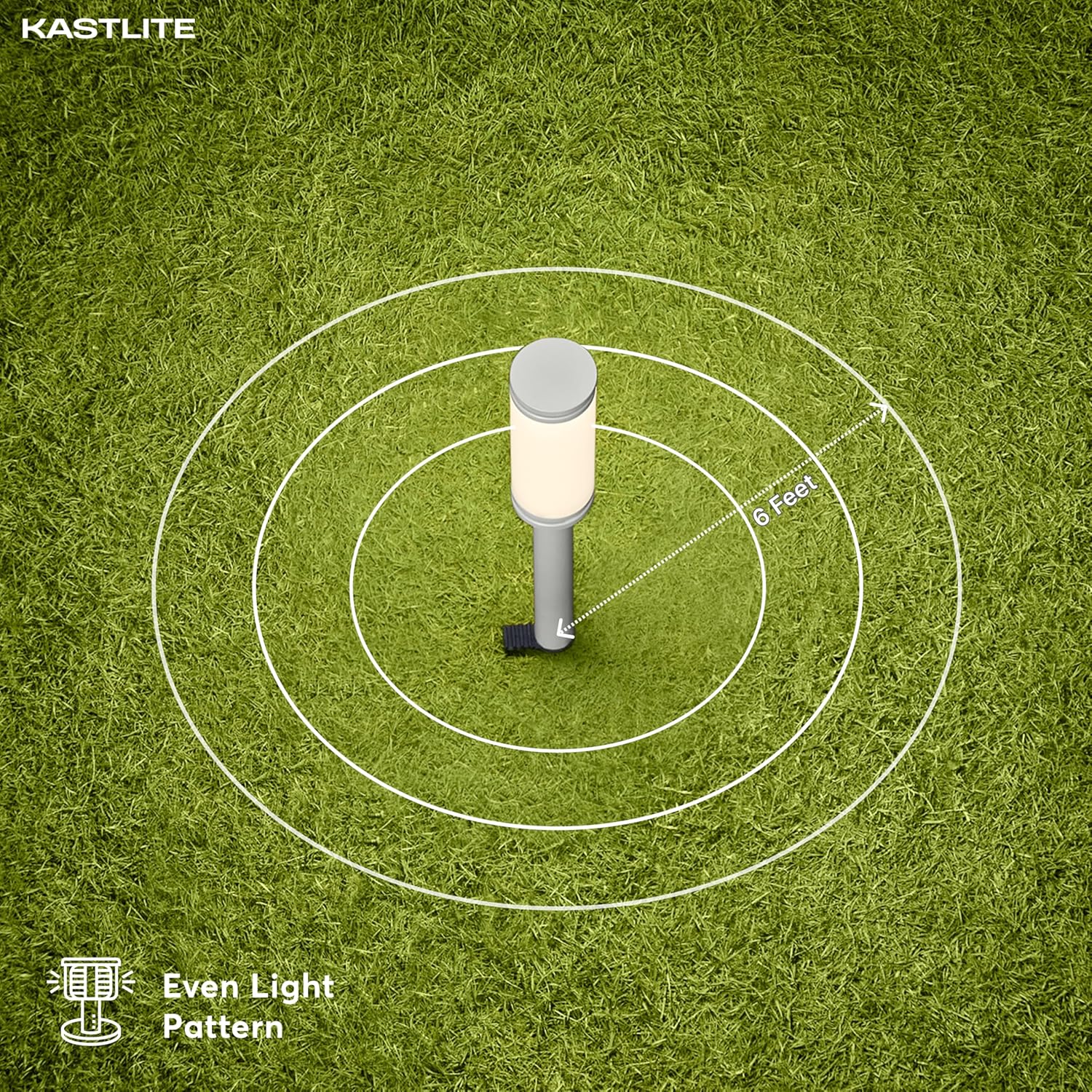 2.5W 100LM LED Path Bollard Light