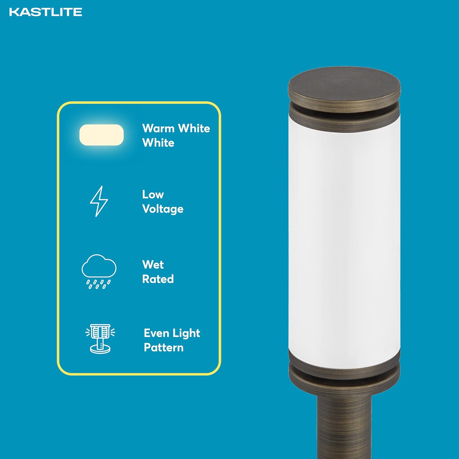 2.5W 100LM LED Path Bollard Light