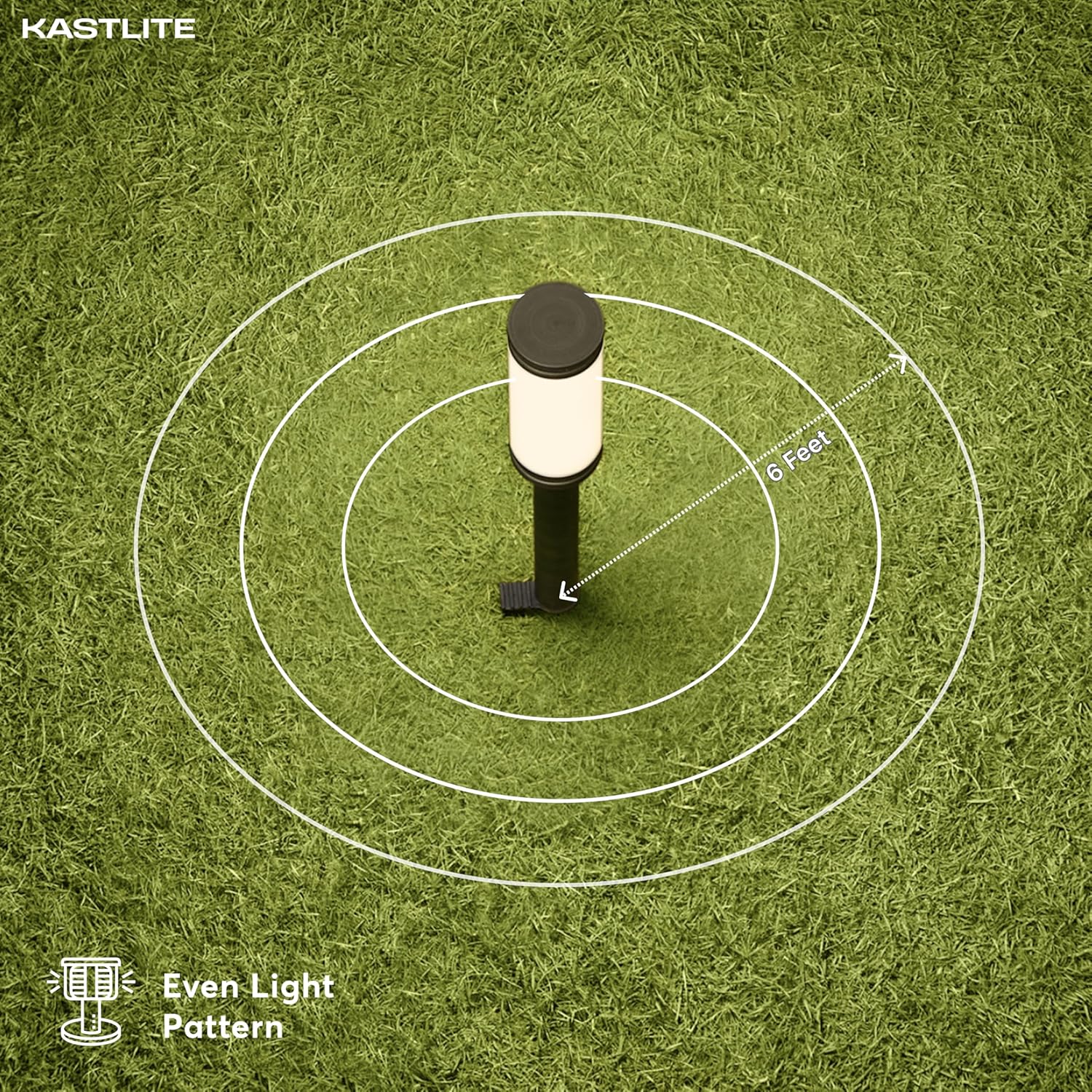 2.5W 100LM LED Path Bollard Light