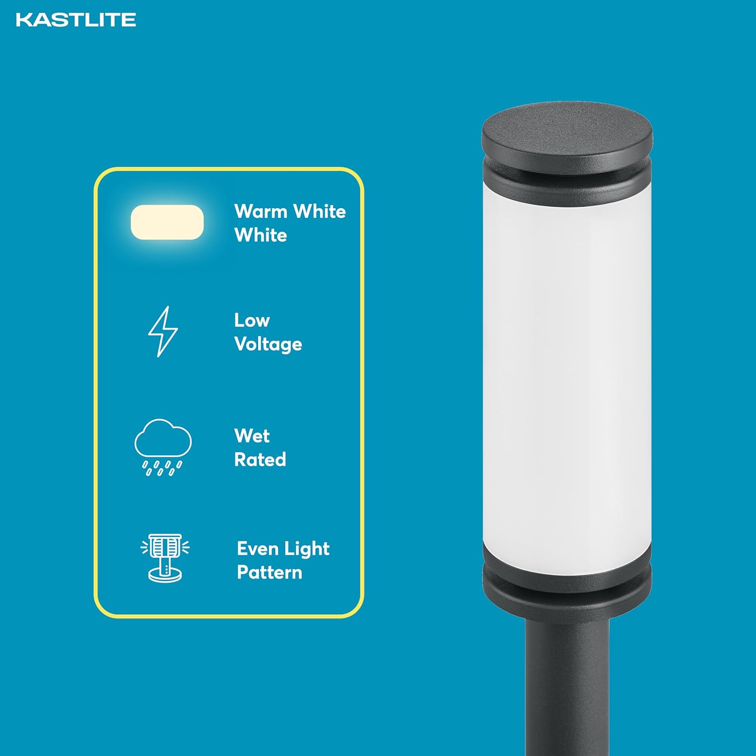 2.5W 100LM LED Path Bollard Light