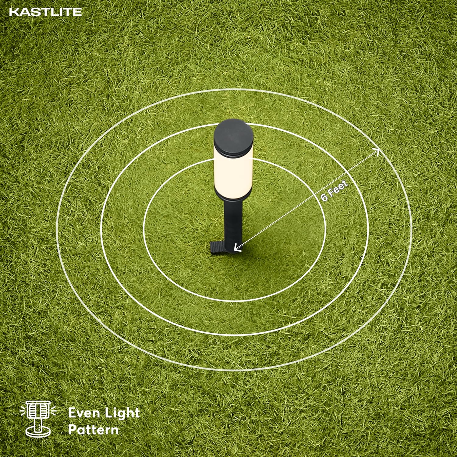 2.5W 100LM LED Path Bollard Light