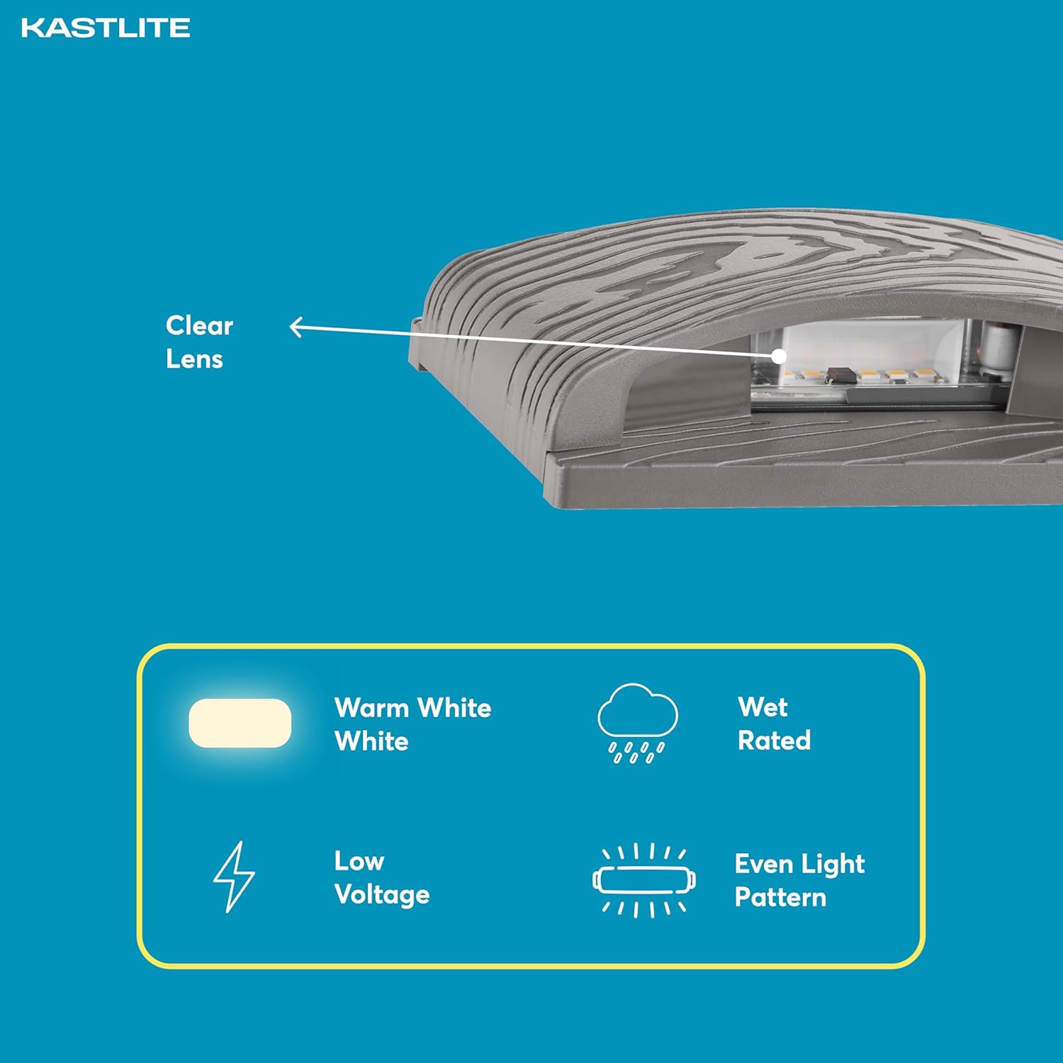 Rectangle LED deck and step light