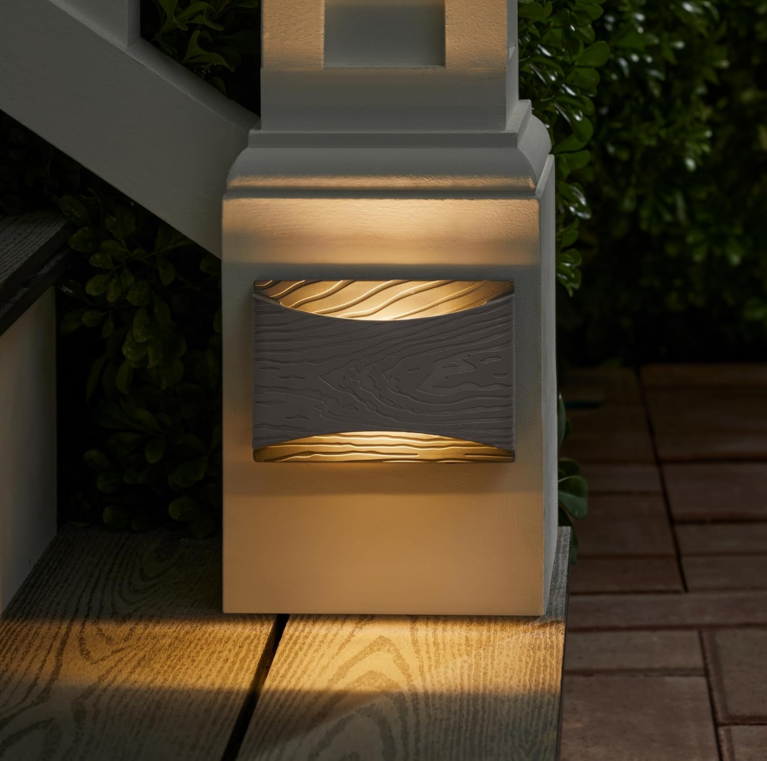 Rectangle LED deck and step light