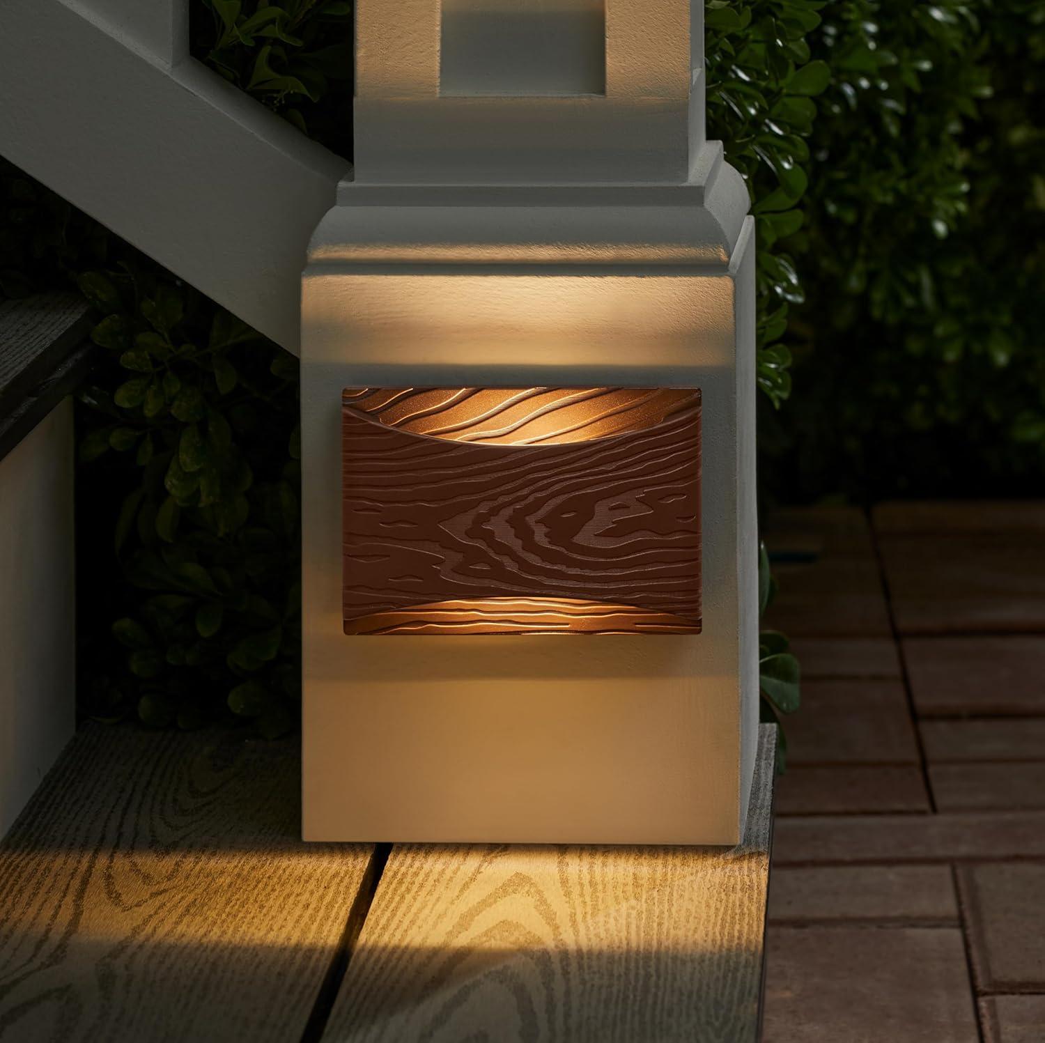 Rectangle LED deck and step light