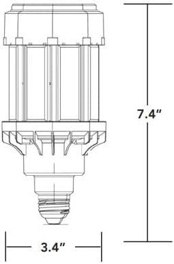 KastLite HID LED-8024E345-G7-FW Post Top Retrofit Lamp