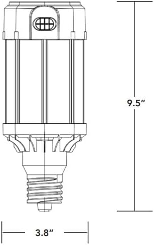 KastLite HID LED-8027M345-G7-FW Post Top Retrofit Lamp