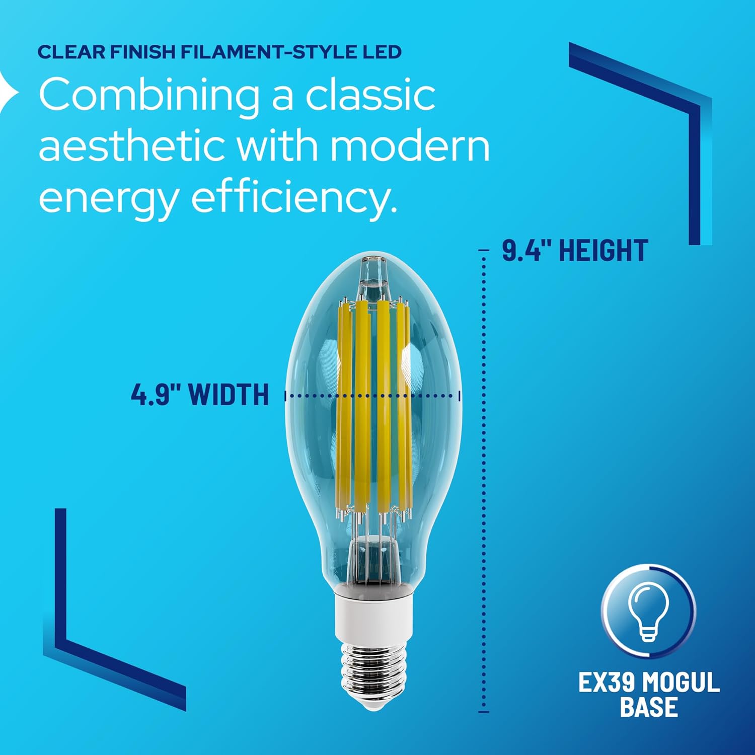 LED-8064M40 Vintage Filament Style LED Edison Bulb Retrofit