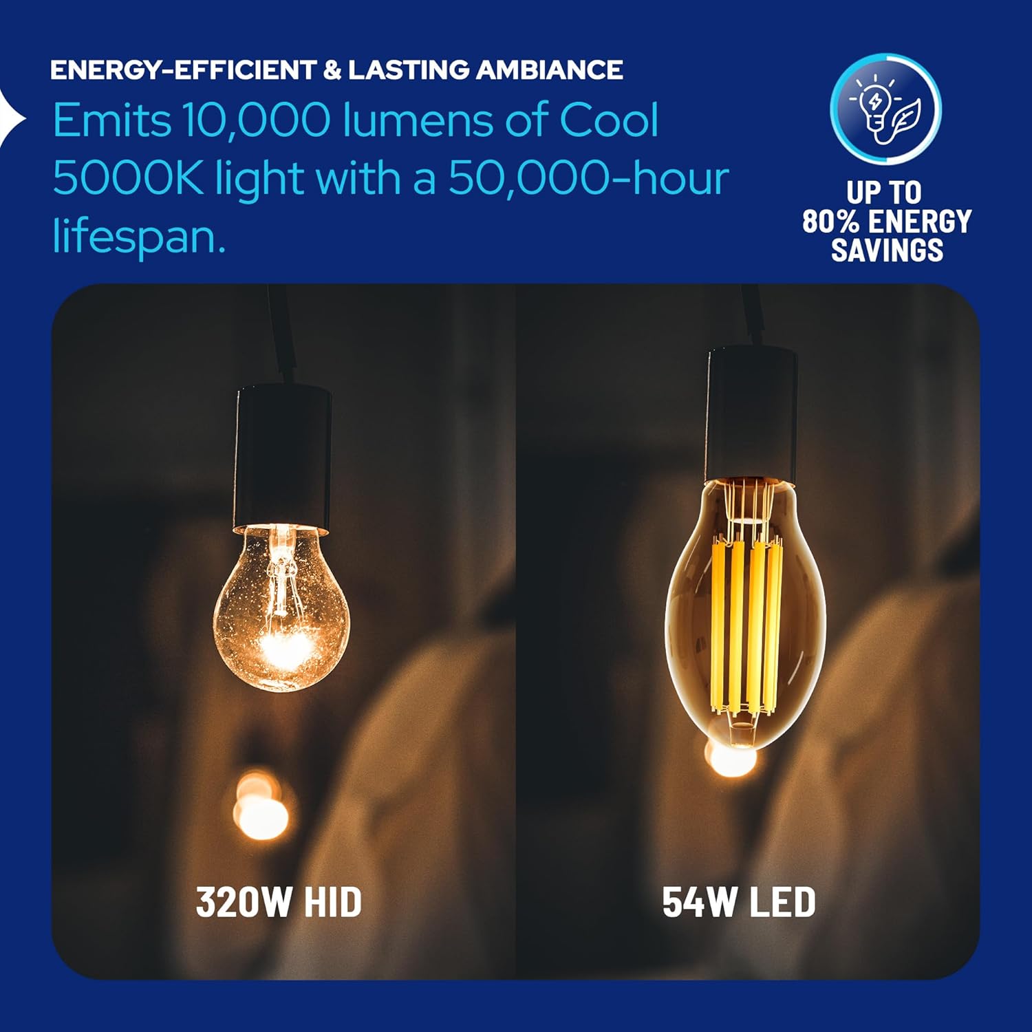 LED-8064M50 Vintage Filament Style | LED Retrofit | KASTLITE