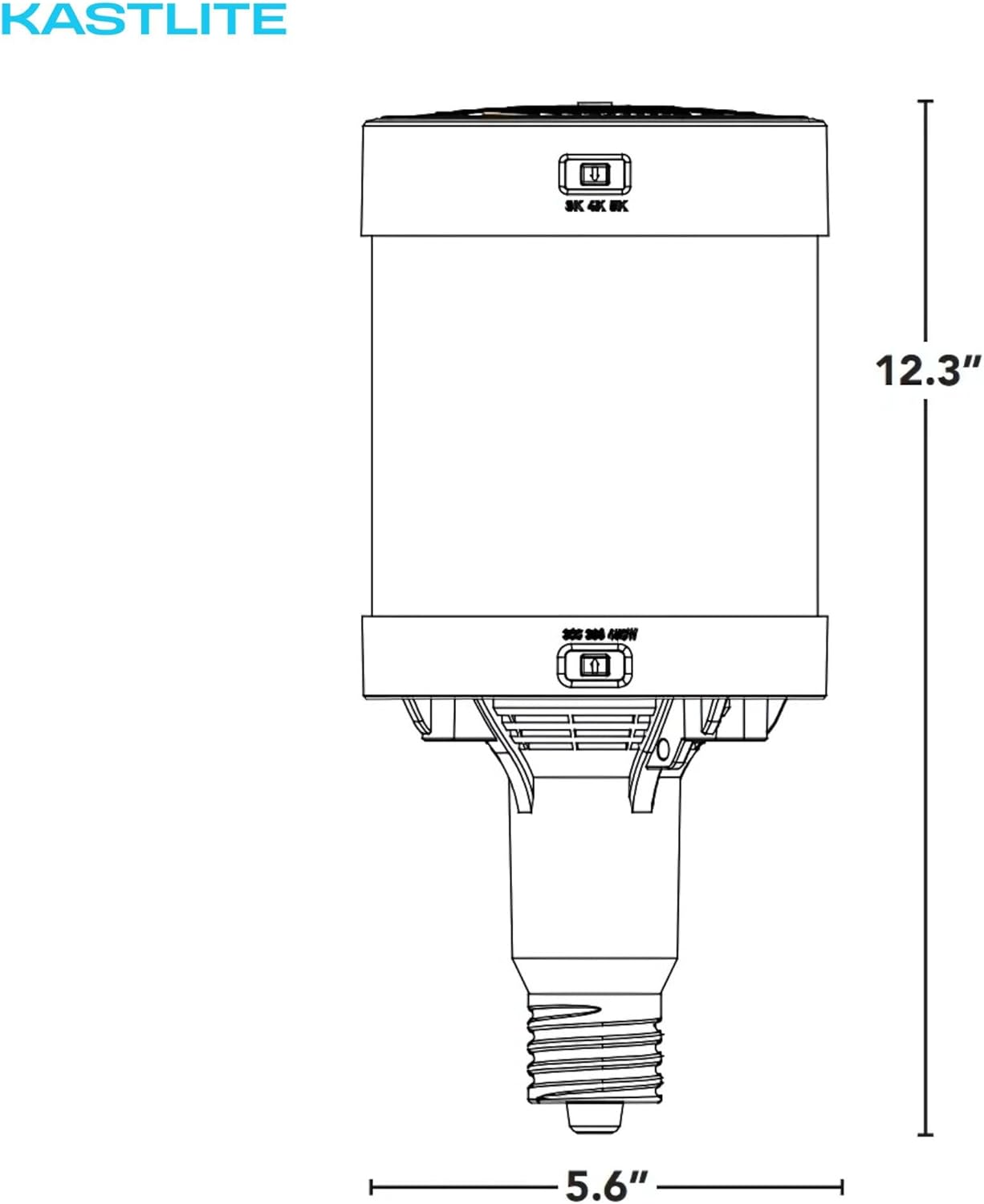 KastLite HID LED Post Top Retrofit Lamp